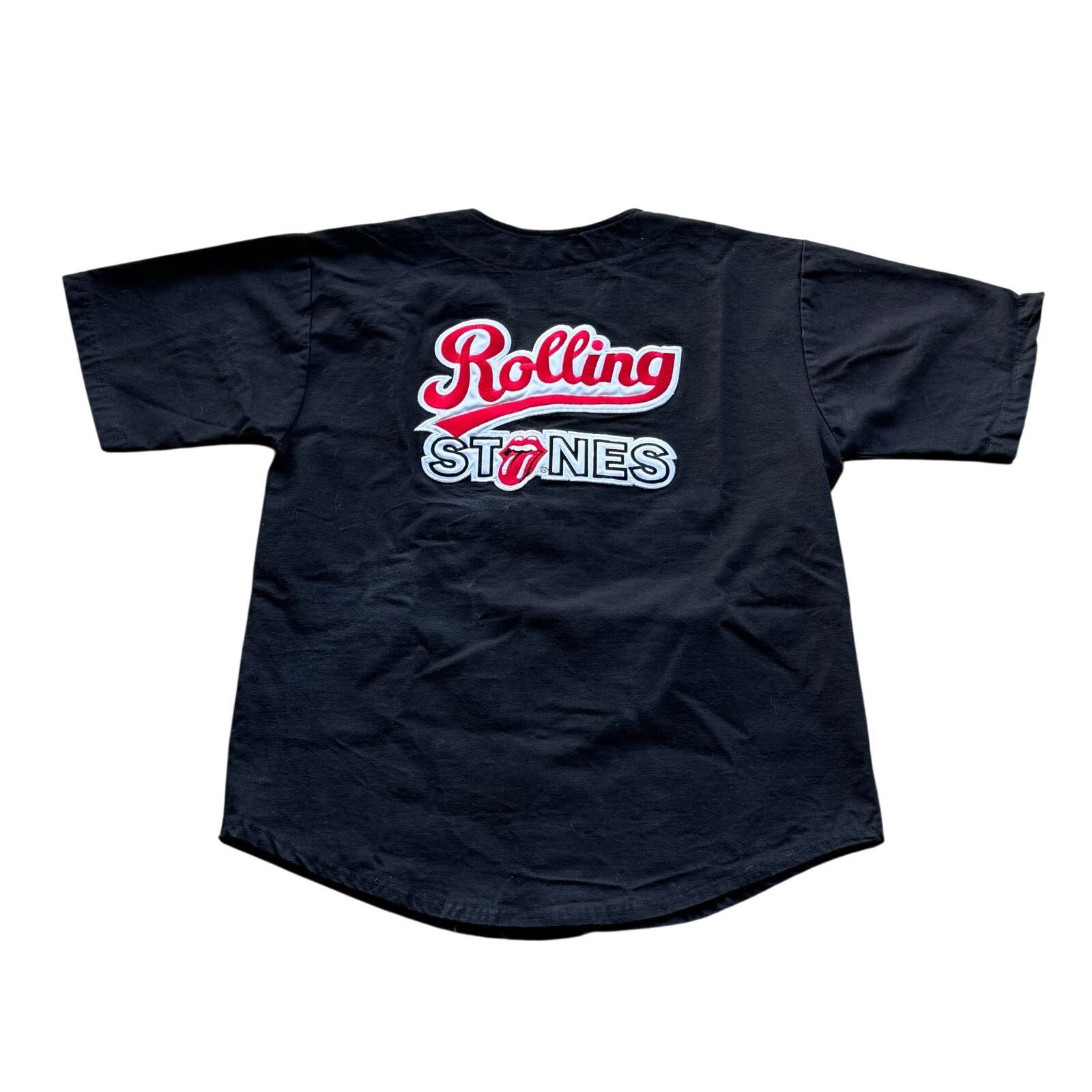 Brockum Vintage Brockum 1994 The Rolling Stones Baseball Jersey L Size US L / EU 52-54 / 3 - 1 Thumbnail
