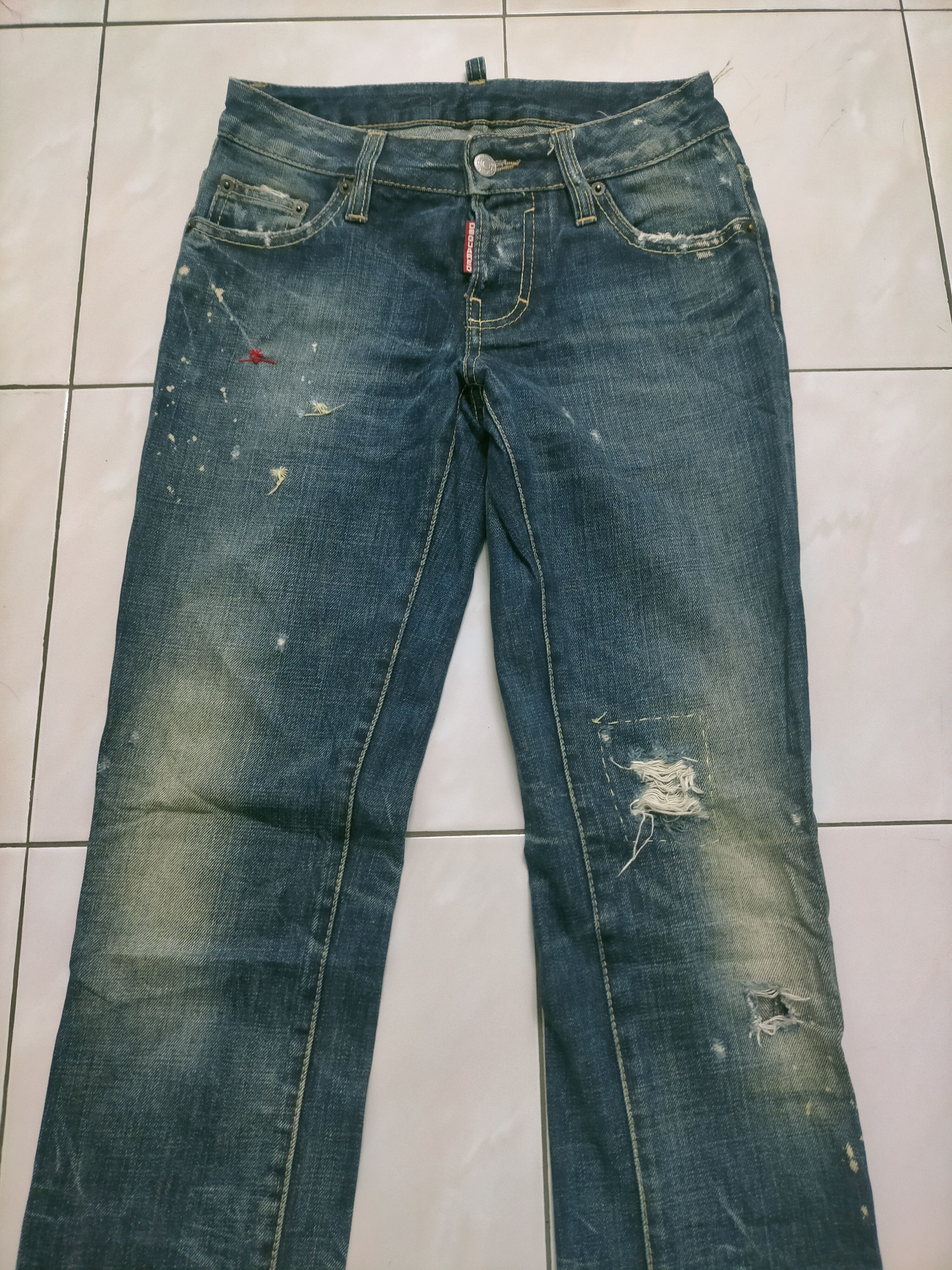 Dsquared2 🔥Dsquared Distressed Jeans Size 26" / US 2 / IT 38 - 4 Thumbnail