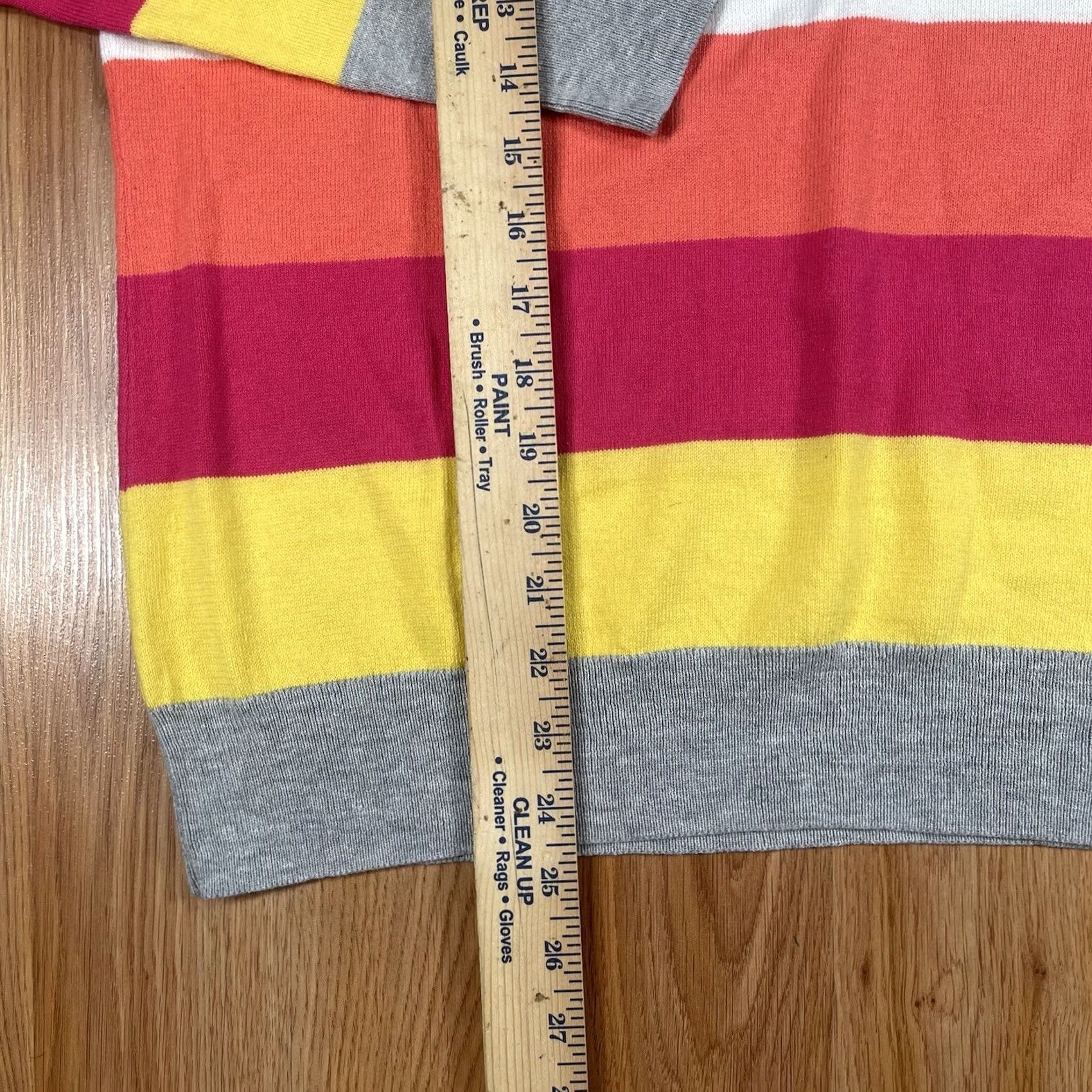 Liz Claiborne Liz Claiborne Knit Sweater Womens XL Round Crew Neck Long Sleeve Stripe Size XL / US 12-14 / IT 48-50 - 4 Thumbnail