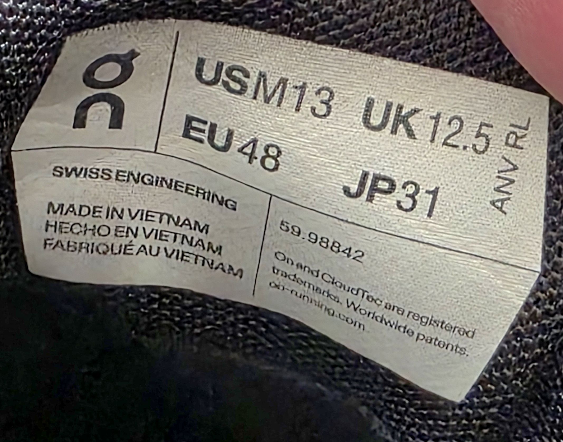 On On Cloud running Triple Black Men's Running Shoes Size 13 Size US 13 / EU 46 - 11 Thumbnail