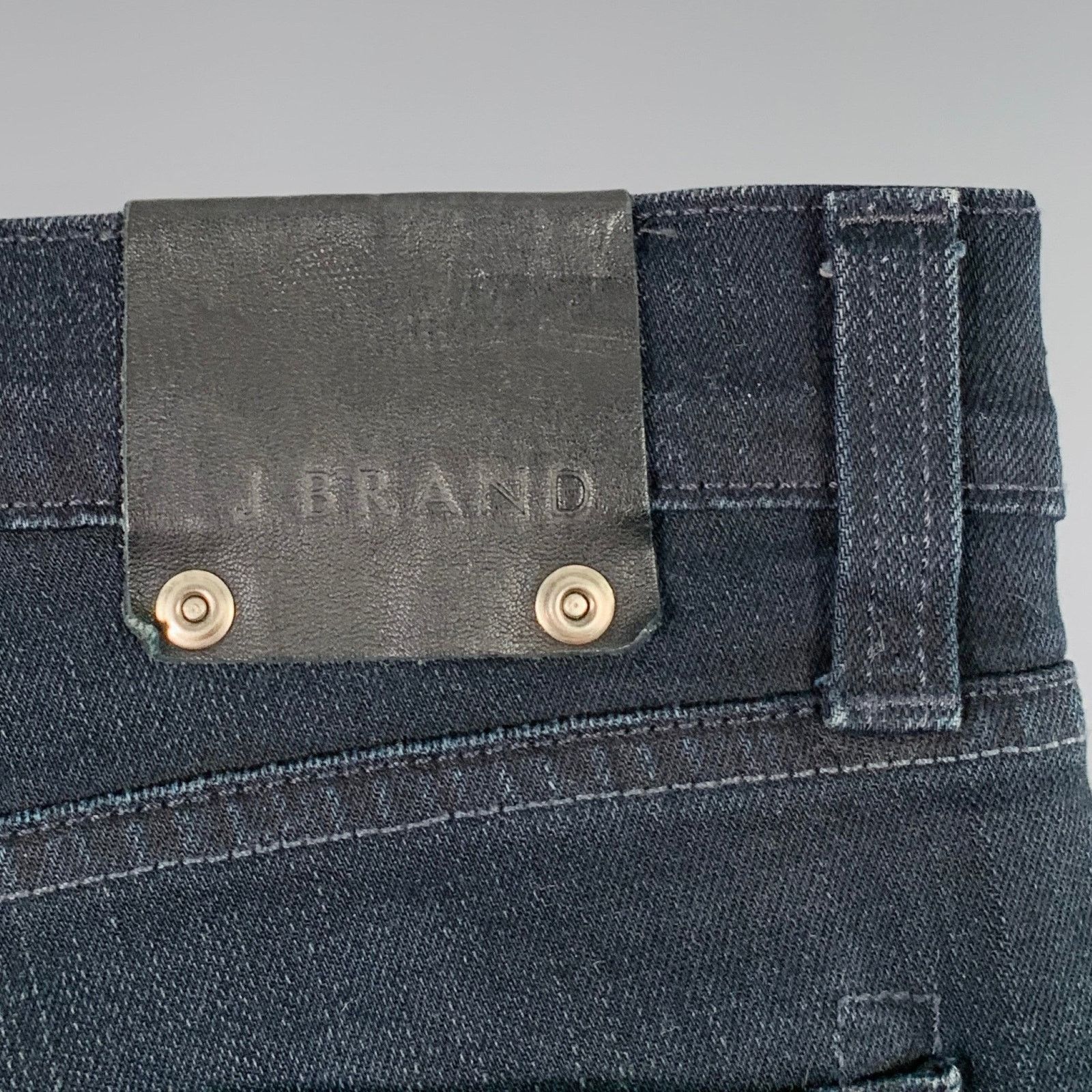 Other J.BRAND Size 32 Kane Black Cotton Blend Slim Jeans Size US 32 / EU 48 - 3 Thumbnail