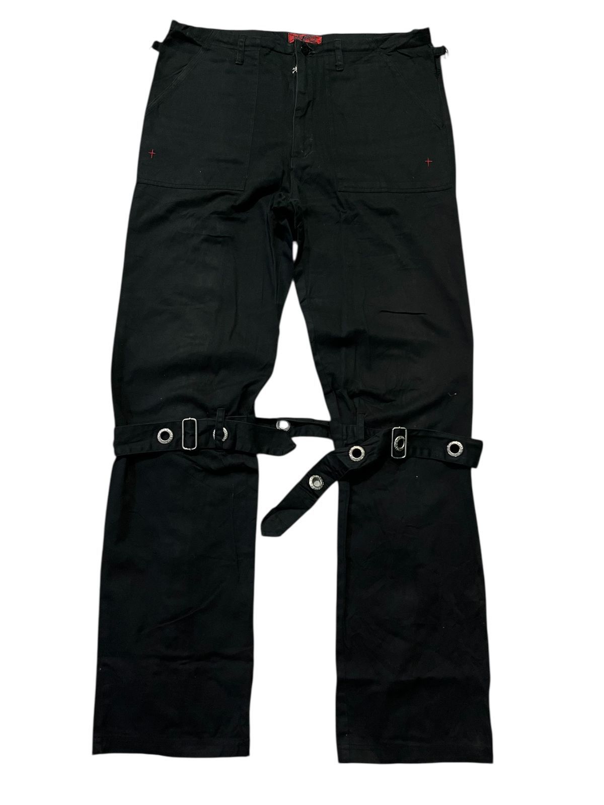 Japanese Brand MAD PUNK Bondage Pants Size US 32 / EU 48 - 3 Thumbnail