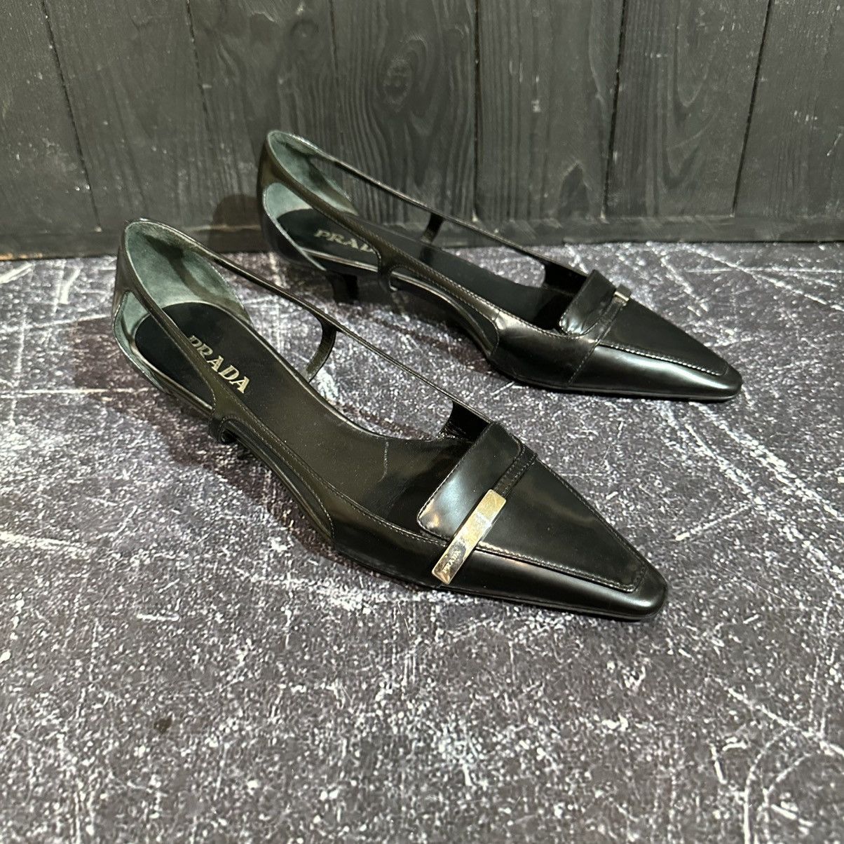 Prada PRADA - Women’s Leather Heels Size 37 Size US 7 / IT 37 - 5 Thumbnail