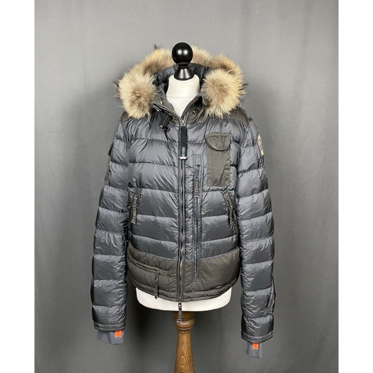Parajumpers £700 RRP Parajumpers Skimaster Women's Gray Down Insulated P Size XL / US 12-14 / IT 48-50 - 2 Thumbnail