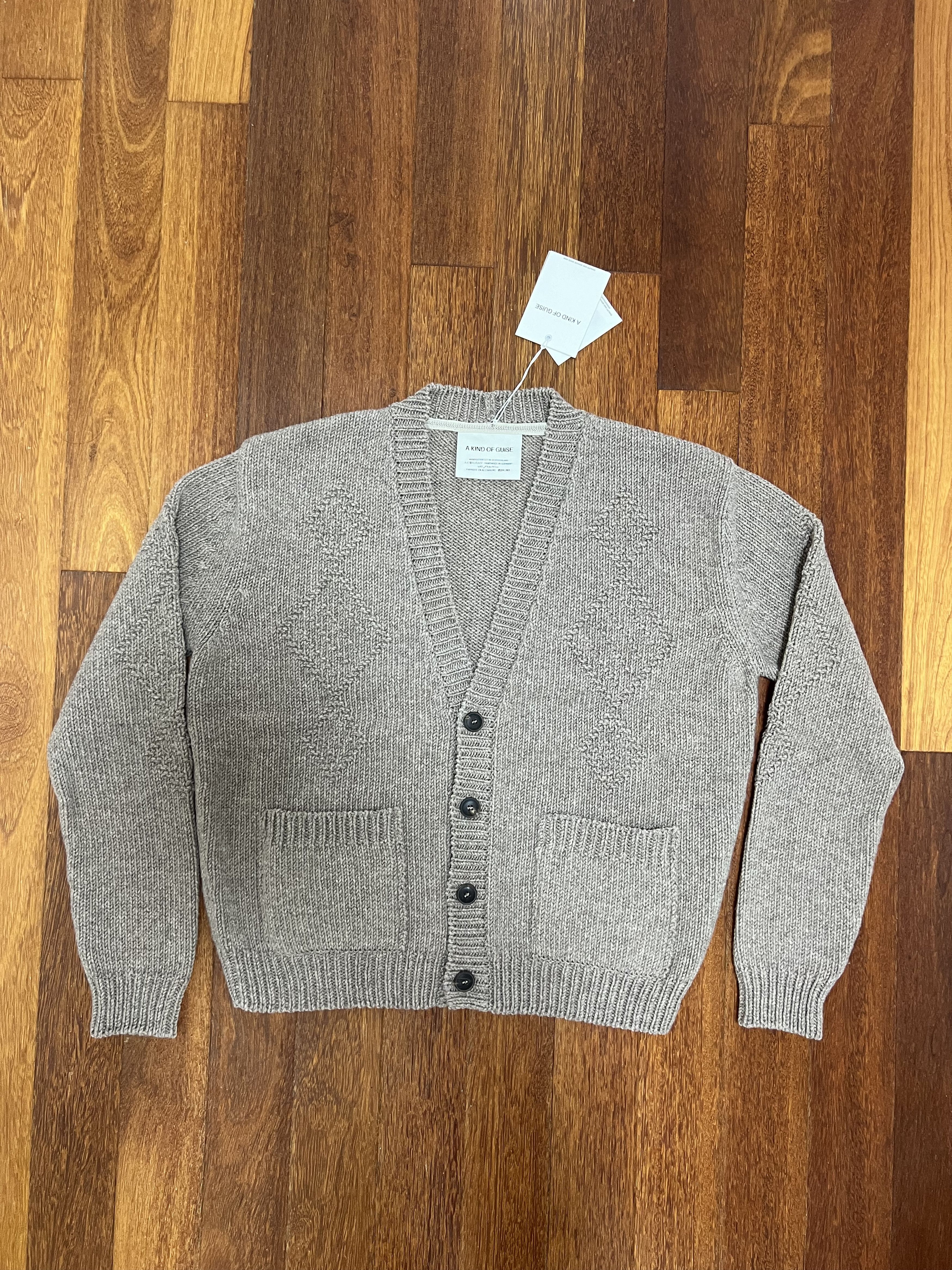 A Kind Of Guise 💚 A Kind of Guise Noi Knit Cardigan Hazel Melange NEW Size US M / EU 48-50 / 2 - 7 Thumbnail
