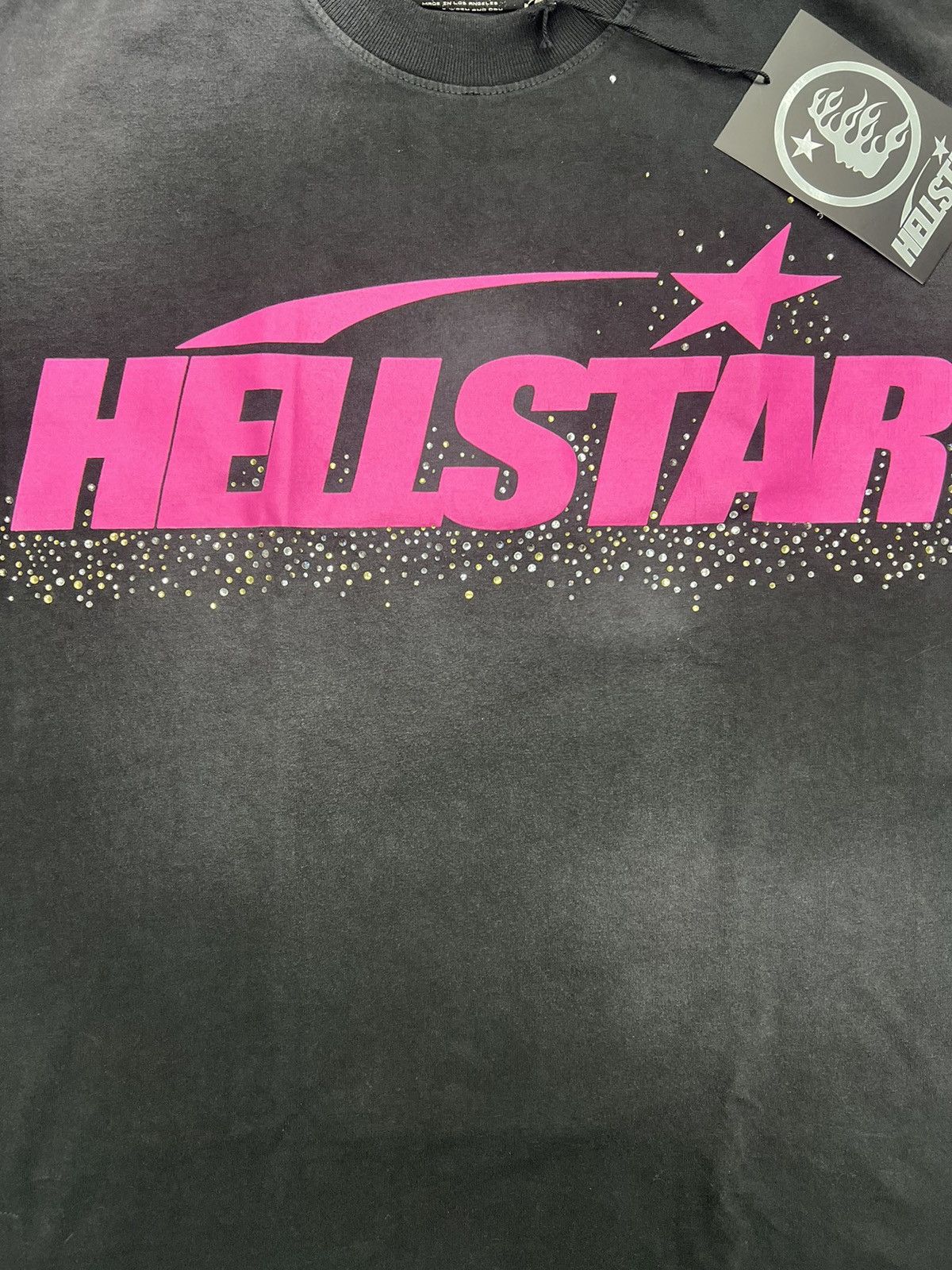 HELLSTAR Hellstar Rhinestone Classic T-Shirt Size US M / EU 48-50 / 2 - 2 Thumbnail