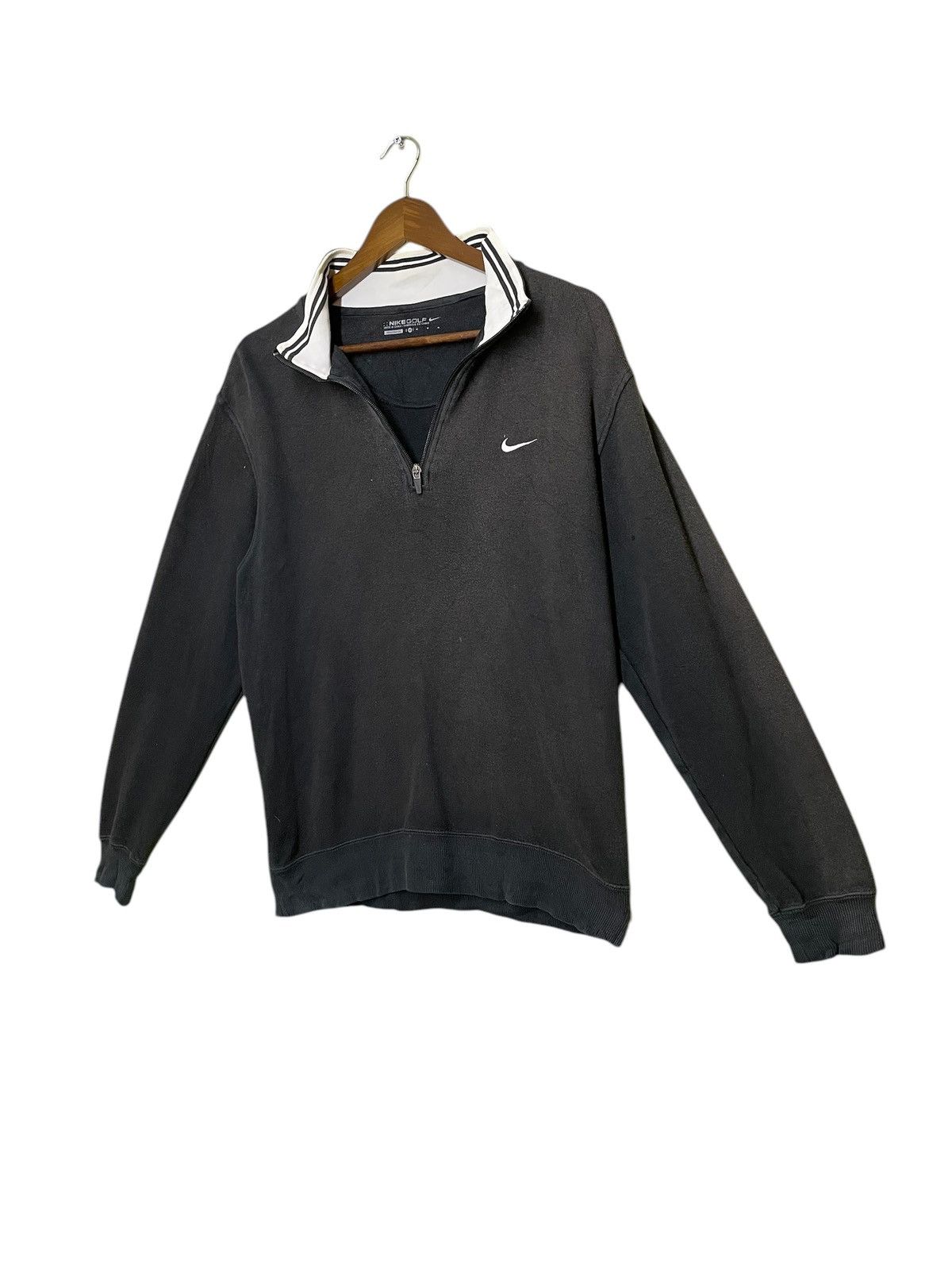 Nike NIKE GOLF HALF ZIPPER EMBROIDERED SMALL LOGO SWEATSHIRT Size US M / EU 48-50 / 2 - 2 Thumbnail