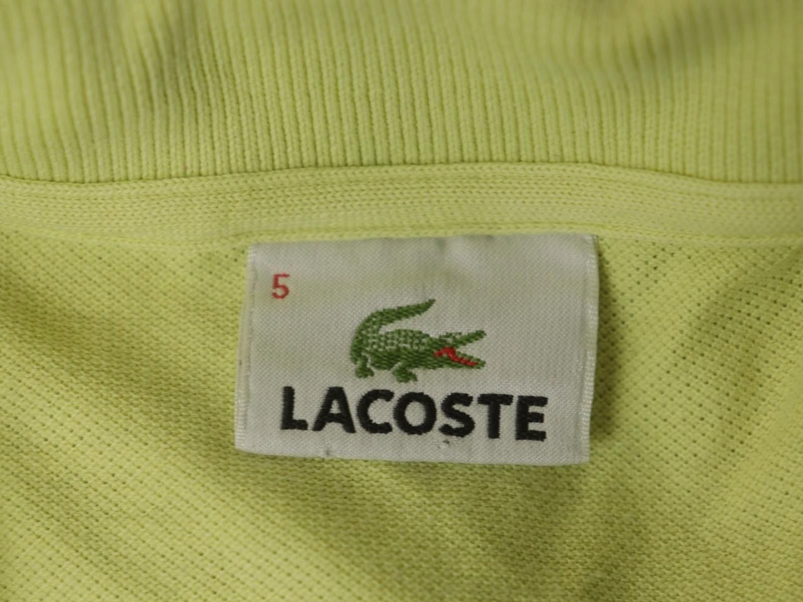 Lacoste Lacoste Yellow 100% Cotton Popover Polo Shirt Size 5 Size US M / EU 48-50 / 2 - 9 Thumbnail