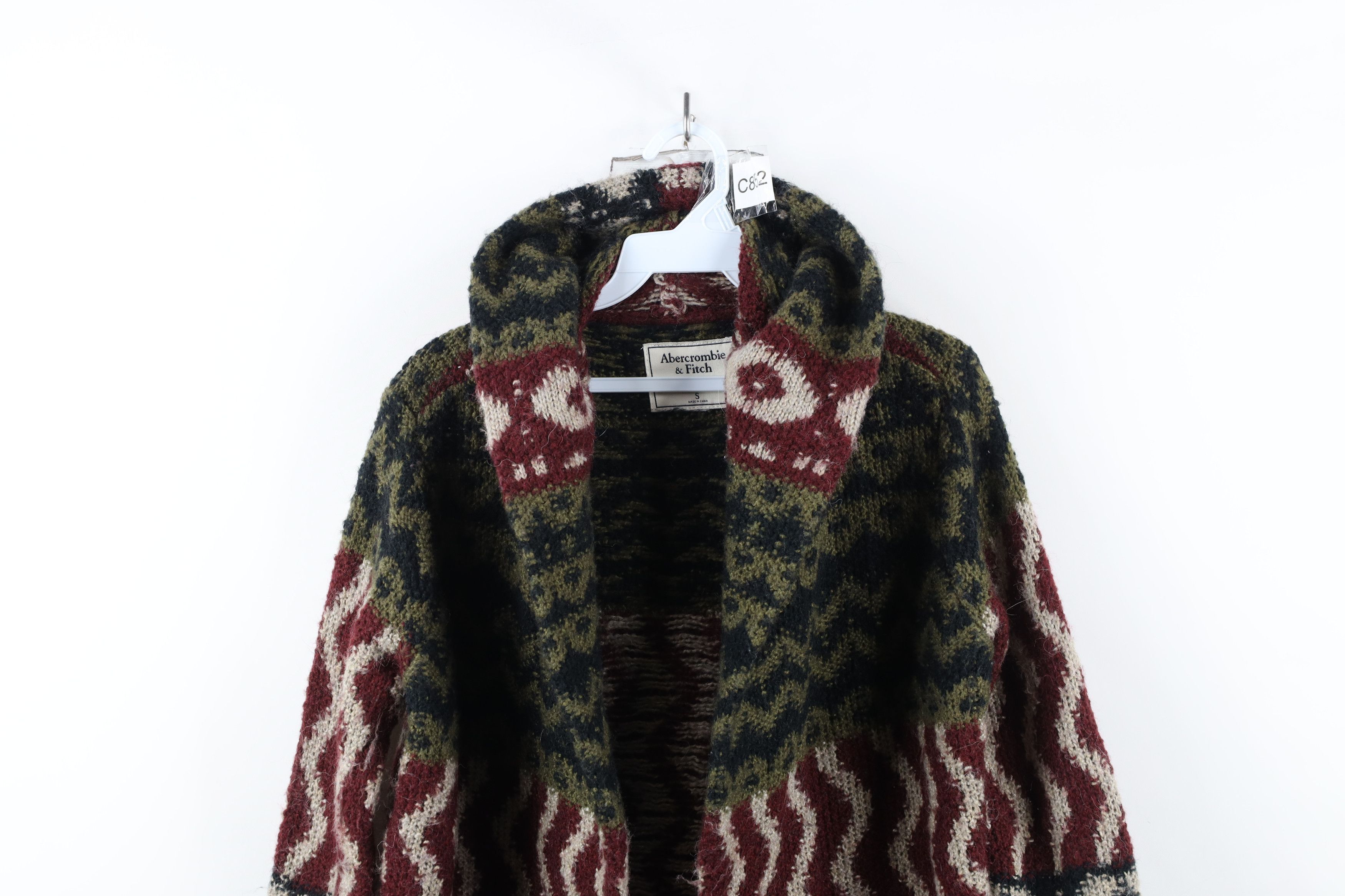 Abercrombie & Fitch × Vintage Vintage Y2K Babydoll Abercrombie & Fitch Hooded Knit Sweater Size S / US 4 / IT 40 - 2 Thumbnail