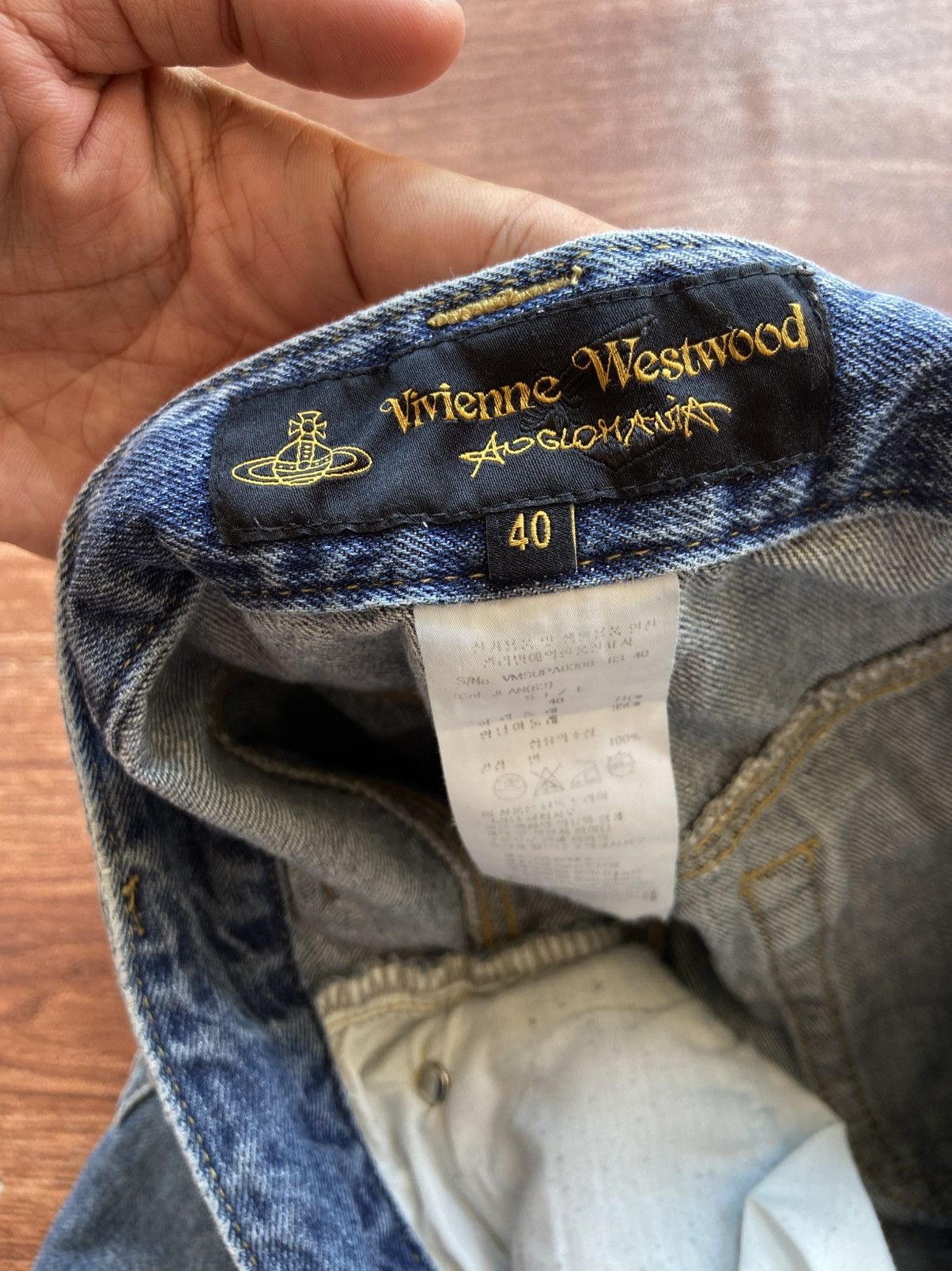 Vivienne Westwood VivienneWestwood Jeans Embroidery Logo 2 Colors Size 40" / US 18 - 13 Thumbnail