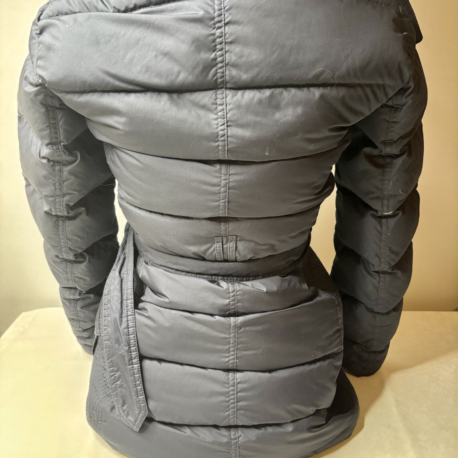 Burberry Burberry Brit W's Navy Down Parka Coat XS Size XS / US 0-2 / IT 36-38 - 6 Thumbnail