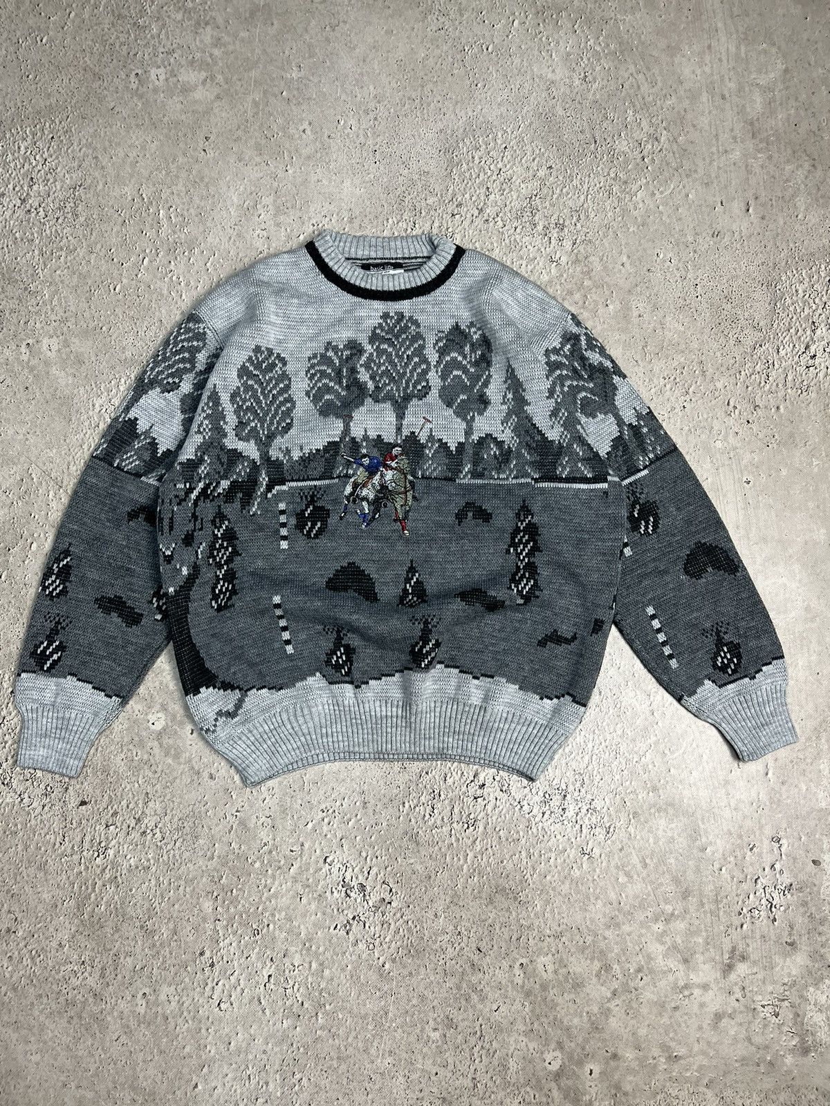 Homespun Knitwear LACISTE VIBE Y2K winter motive graphic sweater Size US M / EU 48-50 / 2 - 2 Thumbnail