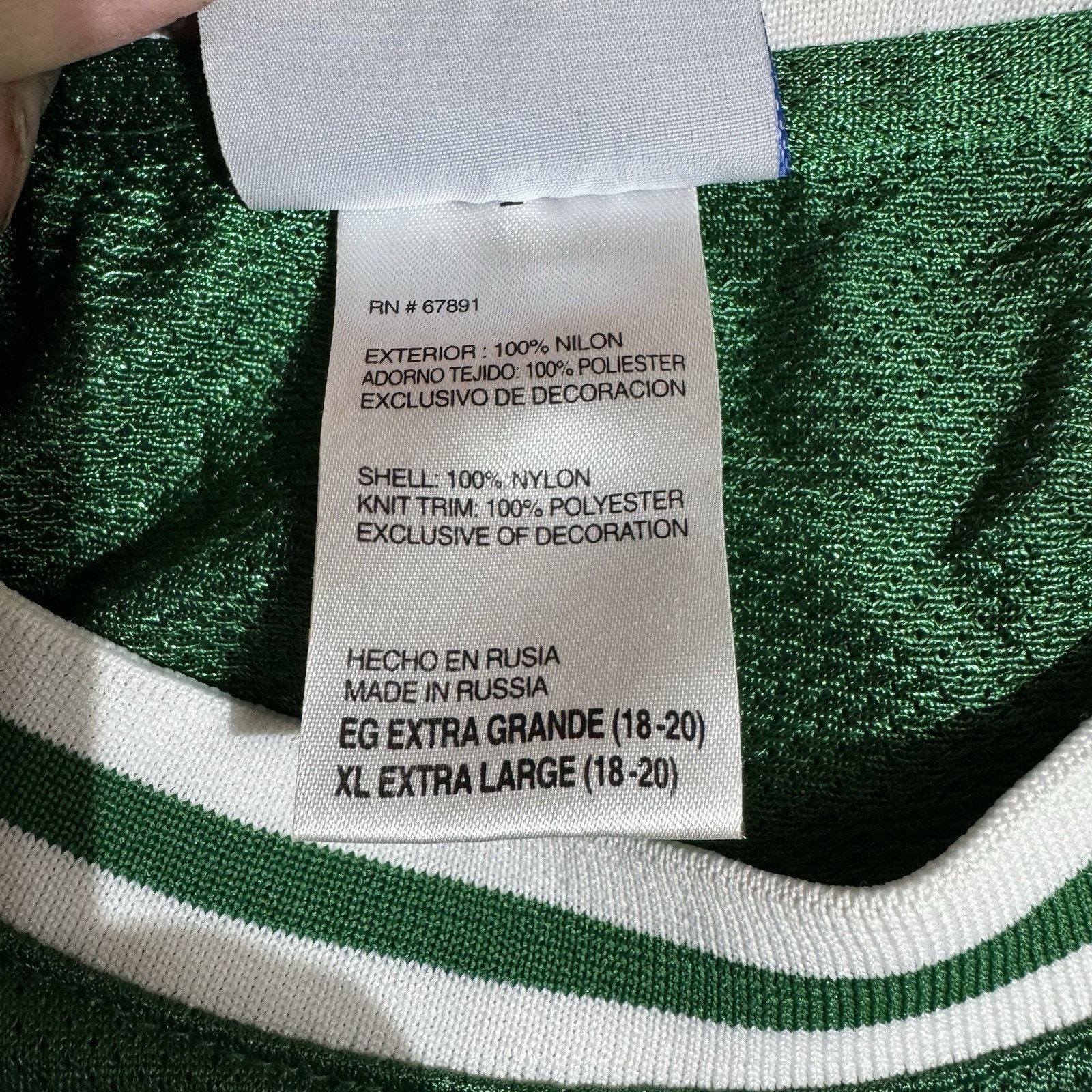 Reebok Reebok Paul Pierce #34 Boston Celtics NBA Jersey Mens XL Size US XL / EU 56 / 4 - 9 Thumbnail