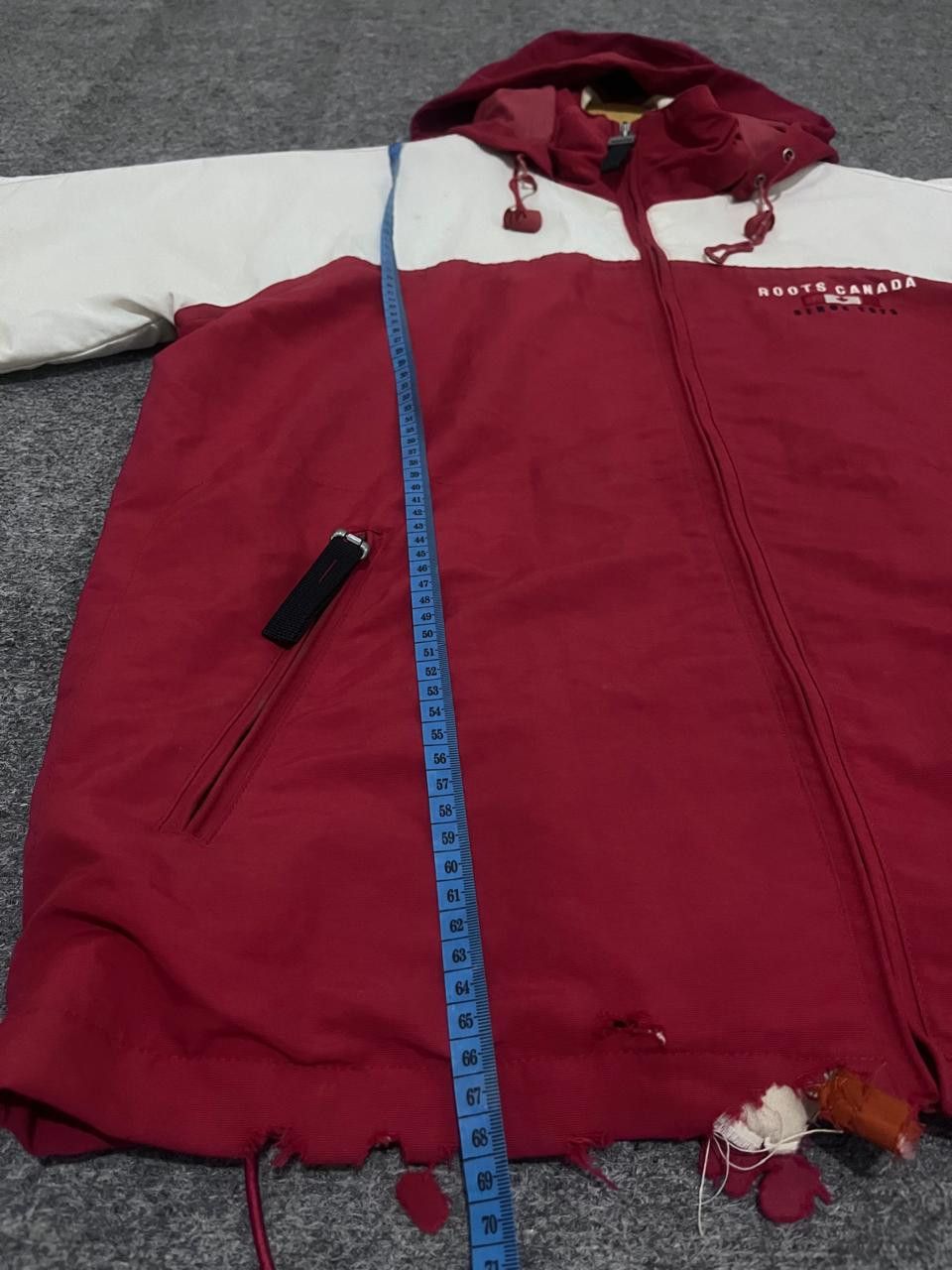 Japanese Brand Vtg Roots Canada Colorblock Hooded Windbreaker Jacket Size US XL / EU 56 / 4 - 9 Thumbnail