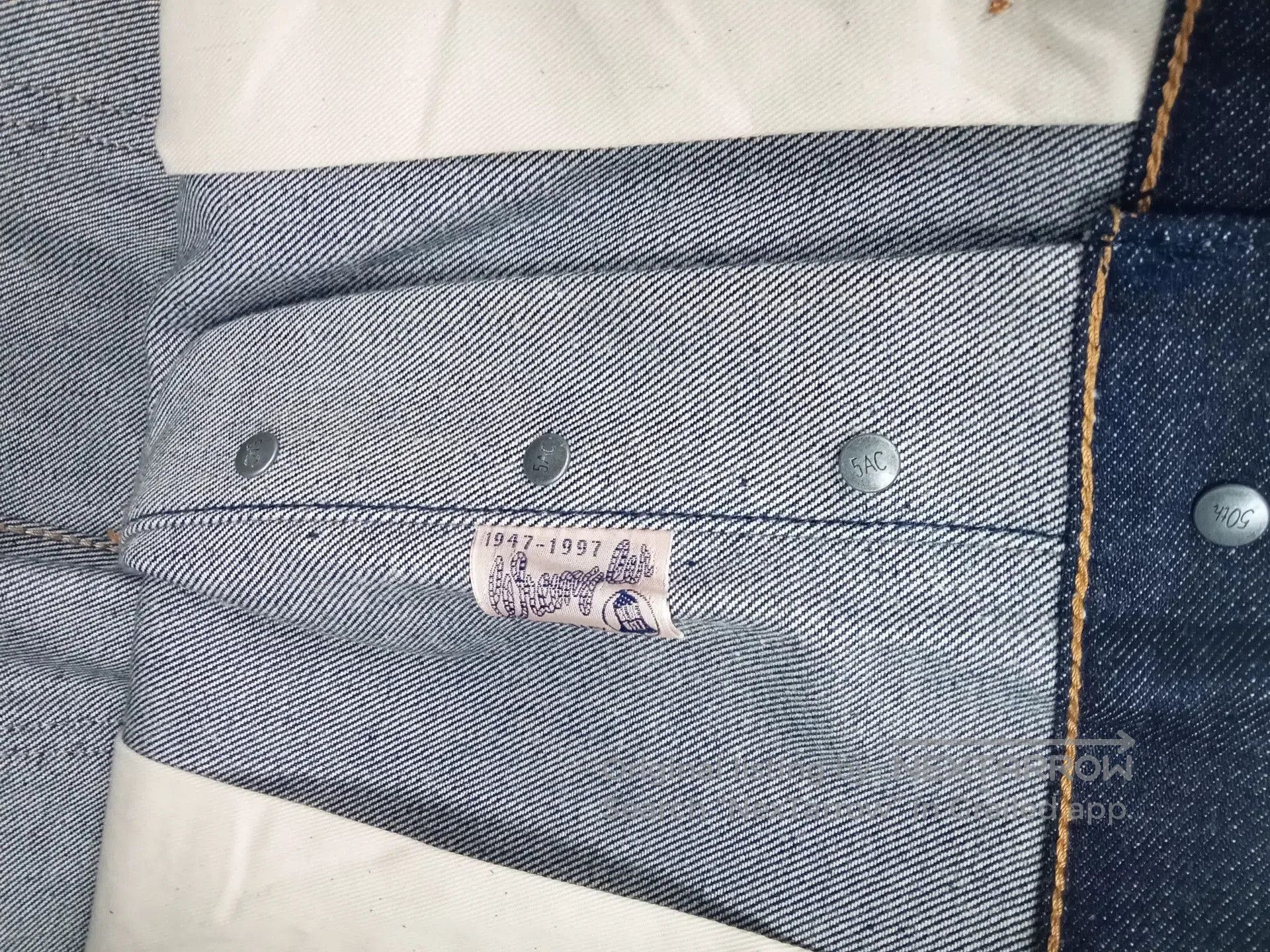 Wrangler Wrangler 50th Blue Bell Raw Denim. Size US 28 / EU 44 - 5 Thumbnail