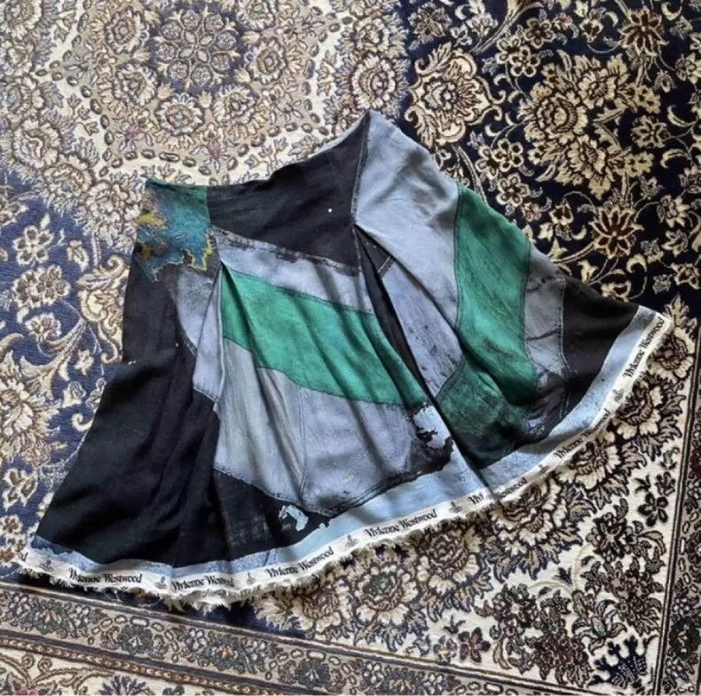 Vivienne Westwood Vivienne Westwood Blue and green skirt Size 25" / US 0 / IT 36 - 4 Thumbnail