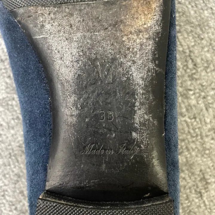 Louis Vuitton Louis Vuitton Blue Loafers for Women -2508 Size US 7 / IT 37 - 7 Thumbnail