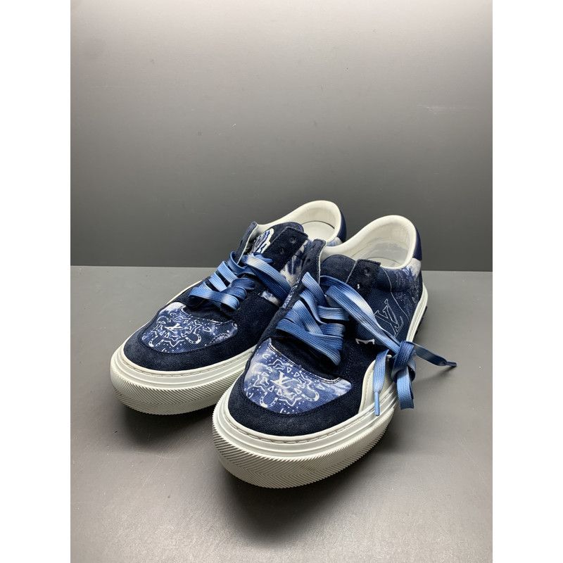 Louis Vuitton Louis Vuitton Ollie Blue Casual Lace-Up Sneakers 0079 Size US 9 / IT 39 - 1 Thumbnail