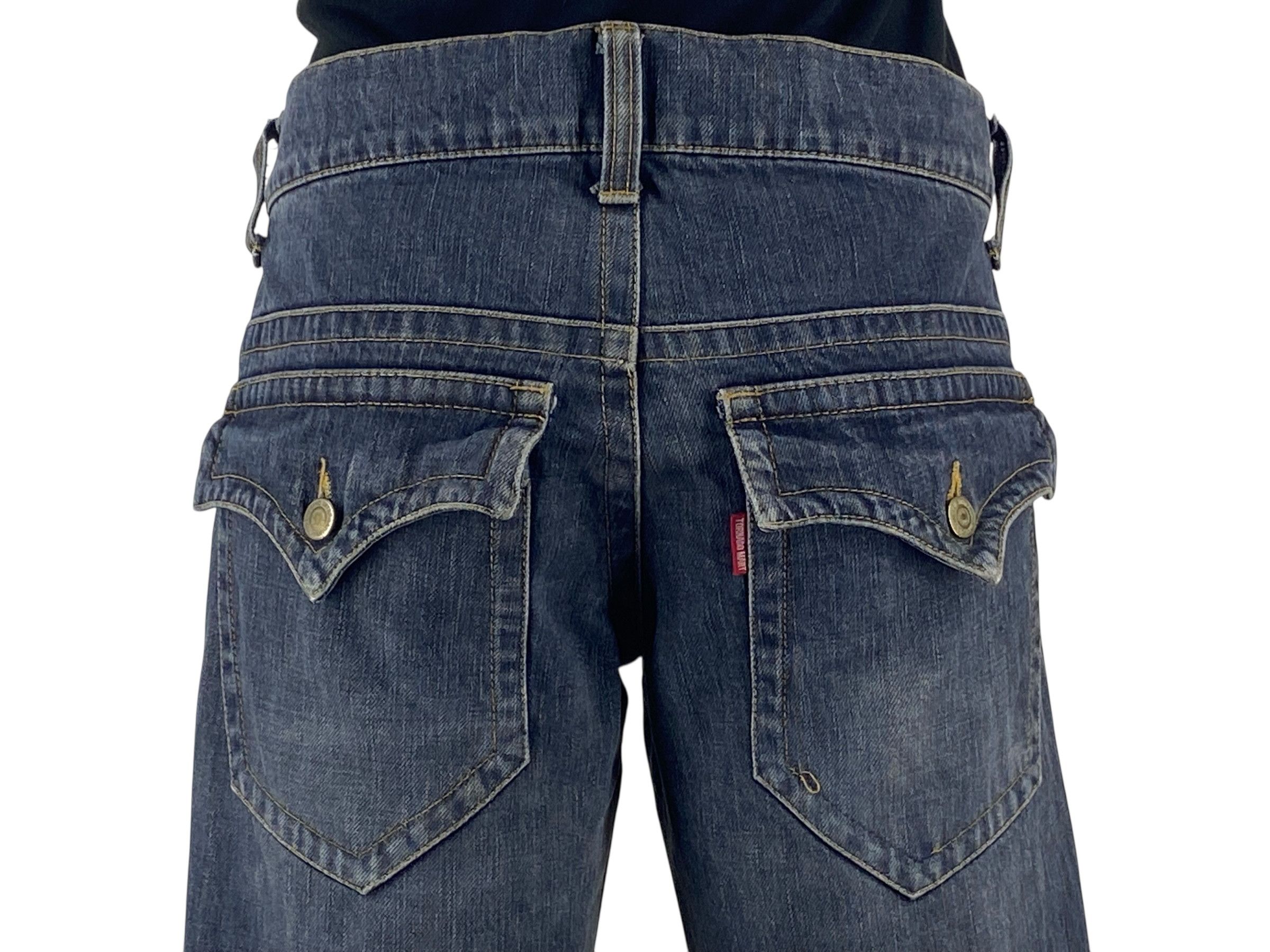 Tornado Mart Bootcut Denim Jeans Twisted Seam Jeans Size 29" - 6 Thumbnail