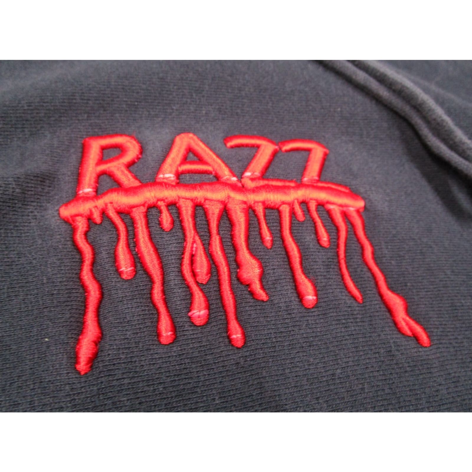 Vintage Razzis Tokyo Hoodie Men Large 48 Blue Dropping Logo Pullover Heavyweight Size US L / EU 52-54 / 3 - 3 Thumbnail