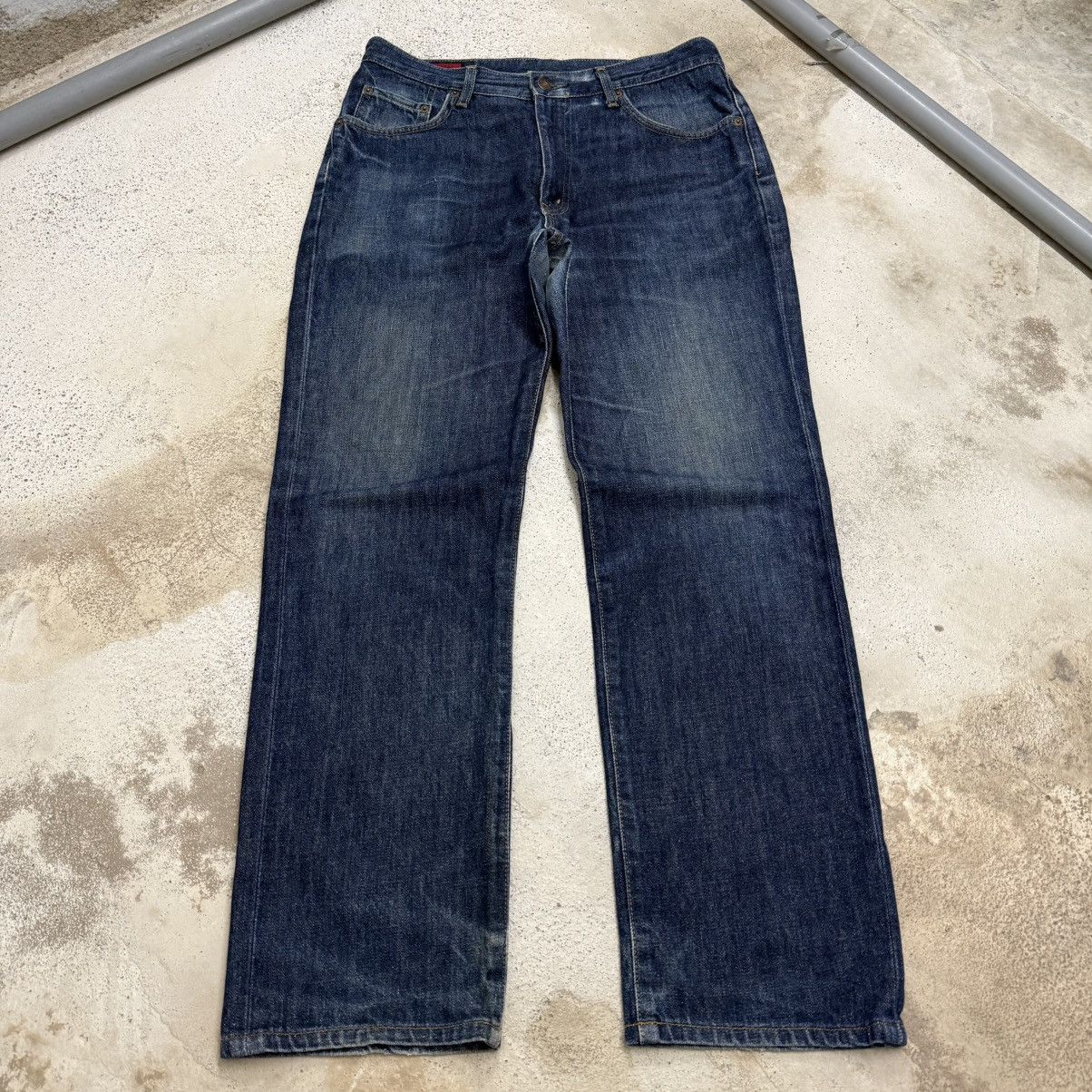 Edwin Vintage Edwin 503 Regular Rigid Distressed Denim Pants Size US 33 - 3 Thumbnail
