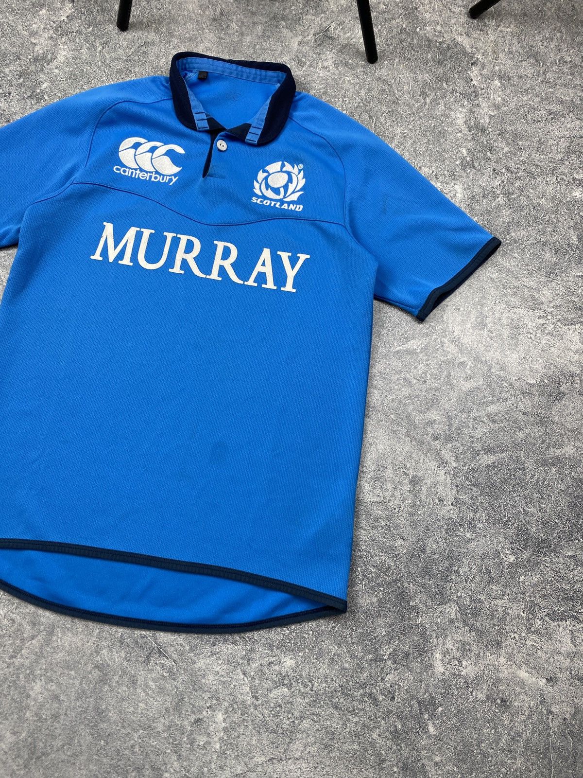 Canterbury of New Zealand × Vintage Vintage CANTERBURY SCOTLAND Murray Rugby Shirt Short Sleeve Size US S / EU 44-46 / 1 - 3 Thumbnail