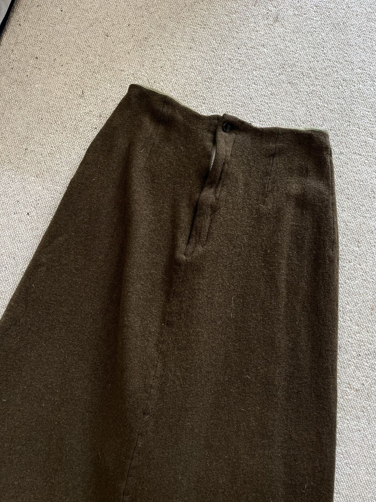 Comme des Garcons Vintage Comme des Garçons wool mermaid skirt Size 26" / US 2 / IT 38 - 2 Thumbnail