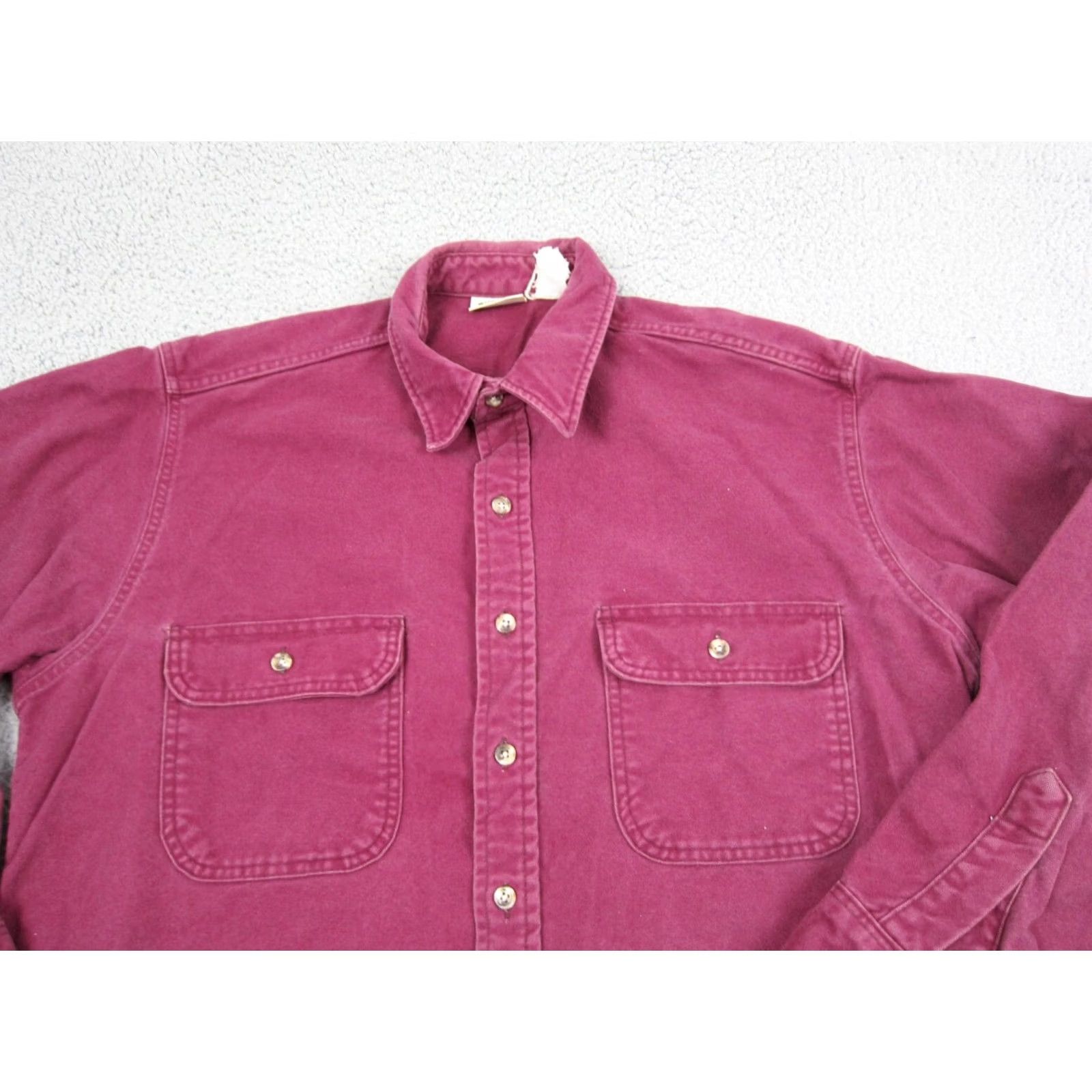 Vintage VINTAGE Five Brothers Shirt Mens XL Tall Red Flannel 80s USA Size US XL / EU 56 / 4 - 2 Thumbnail