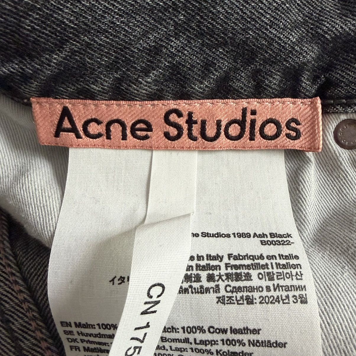 Acne Studios Acne Studios BNWT baggy - 1989 Ash Black Size US 29 - 9 Thumbnail