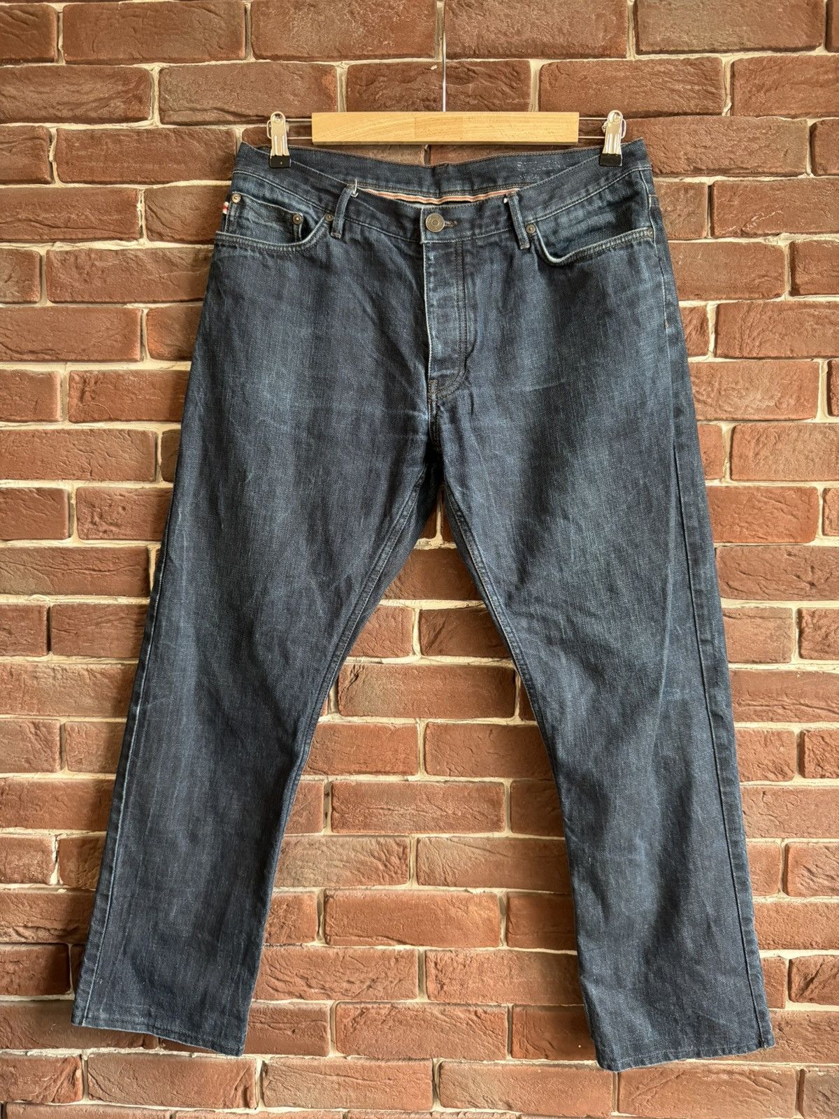 Burberry BURBERRY SWAINE Tapered Leg DENIM JEANS Pants 33x32 Blue Size US 33 - 2 Thumbnail