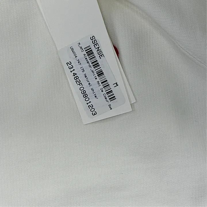 AMI AMIPARIS Heart Embroidered Casual Sweatshirt -2507 Size US M / EU 48-50 / 2 - 5 Thumbnail