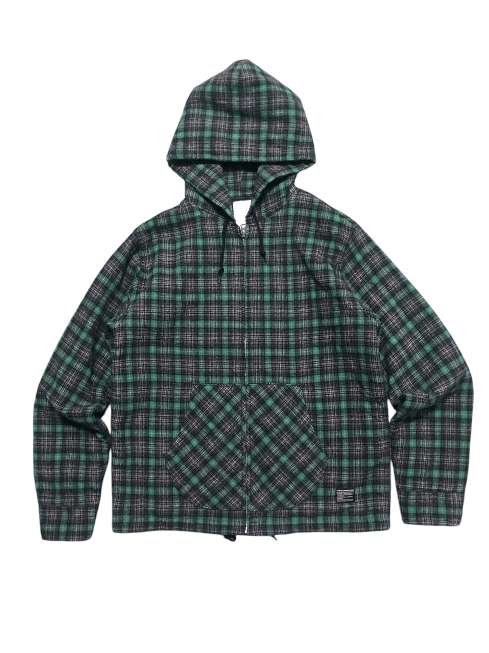Japanese Brand Vintage Cootie Production Plaid Hooded Zipper Jacket Wool Size US M / EU 48-50 / 2 - 1 Thumbnail