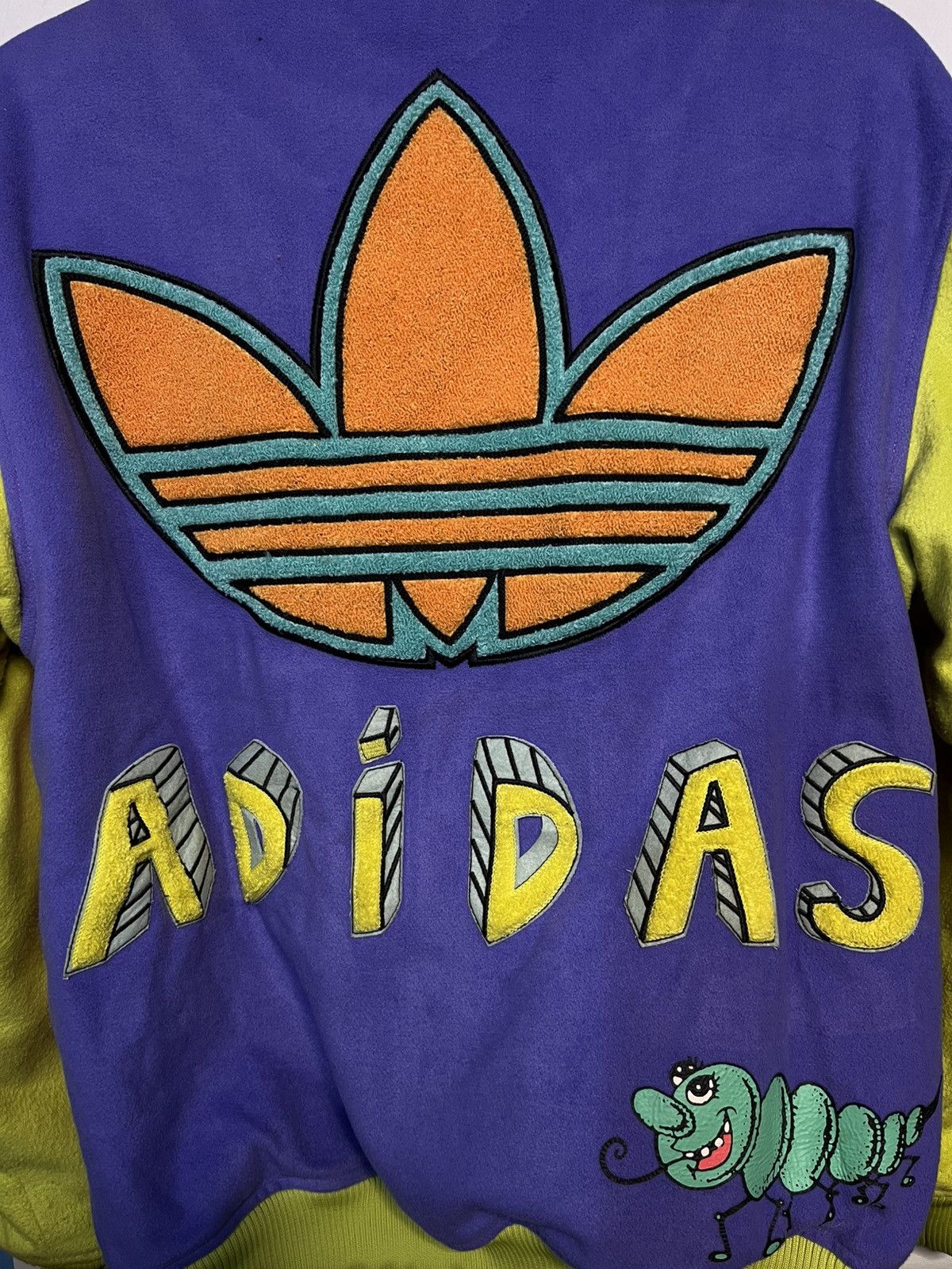 Adidas × Jeremy Scott Varcity Adidas Jeremy Scott Bahan Wool Size US S / EU 44-46 / 1 - 10 Thumbnail