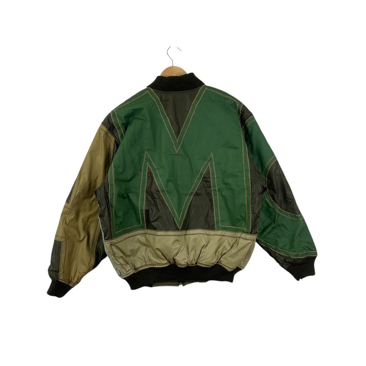 Vintage Vintage INDIO PIONEER PATCHWORK Over Print Bomber Jacket Size XXL / US 16-18 / IT 52-54 - 7 Thumbnail