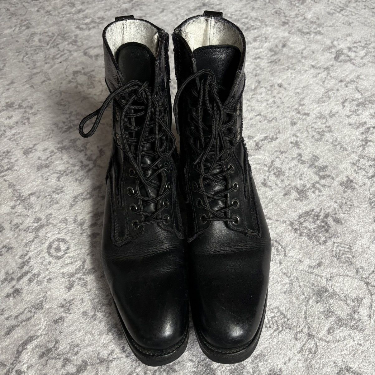 Roen Roen by Hiromu Takahara Leather Combat Boots | Size 42 Size US 9.5 / EU 42-43 - 3 Thumbnail