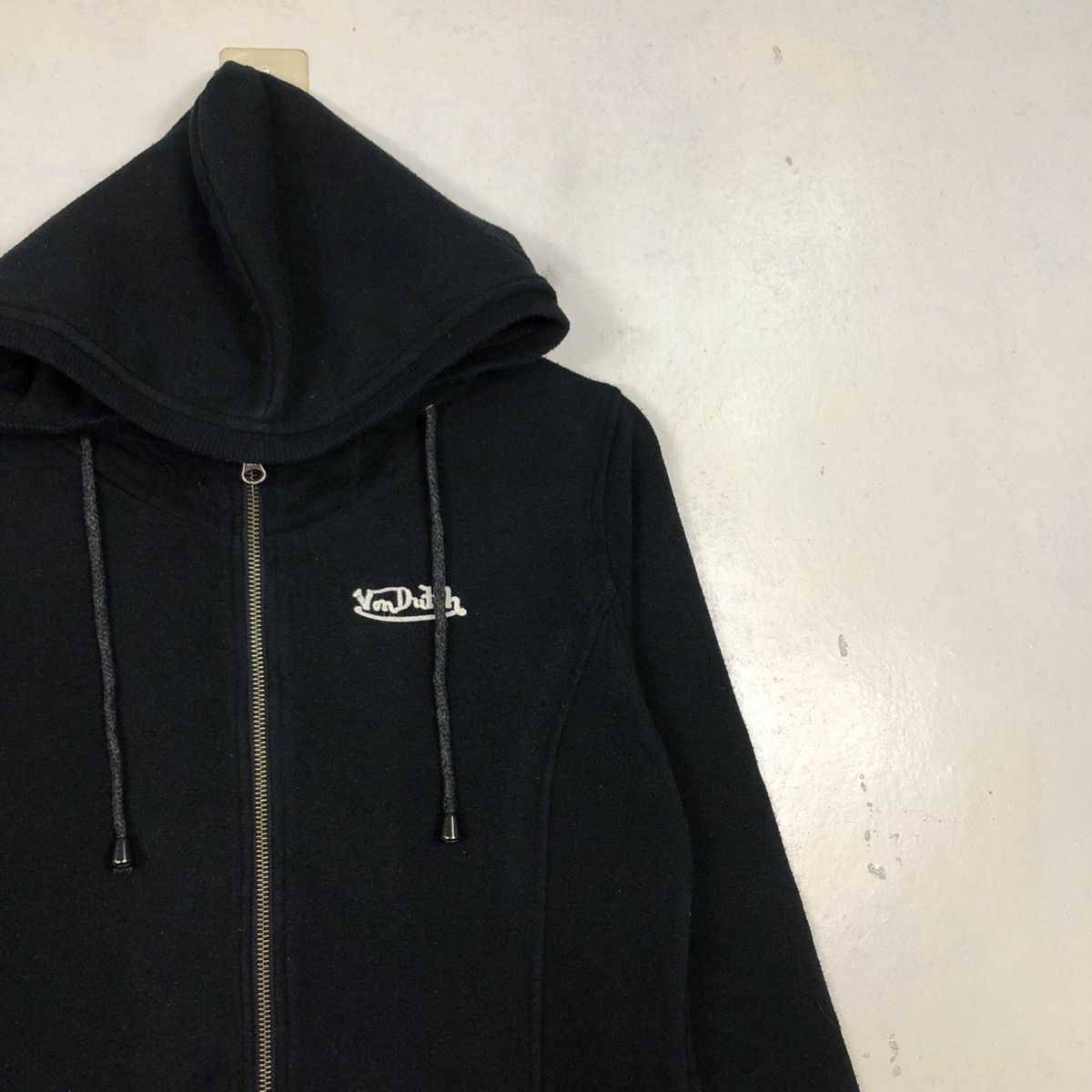 Von Dutch 📌Rich Black Zipper Jacket Von Dutch Big Logo Punk Style Size US L / EU 52-54 / 3 - 8 Thumbnail