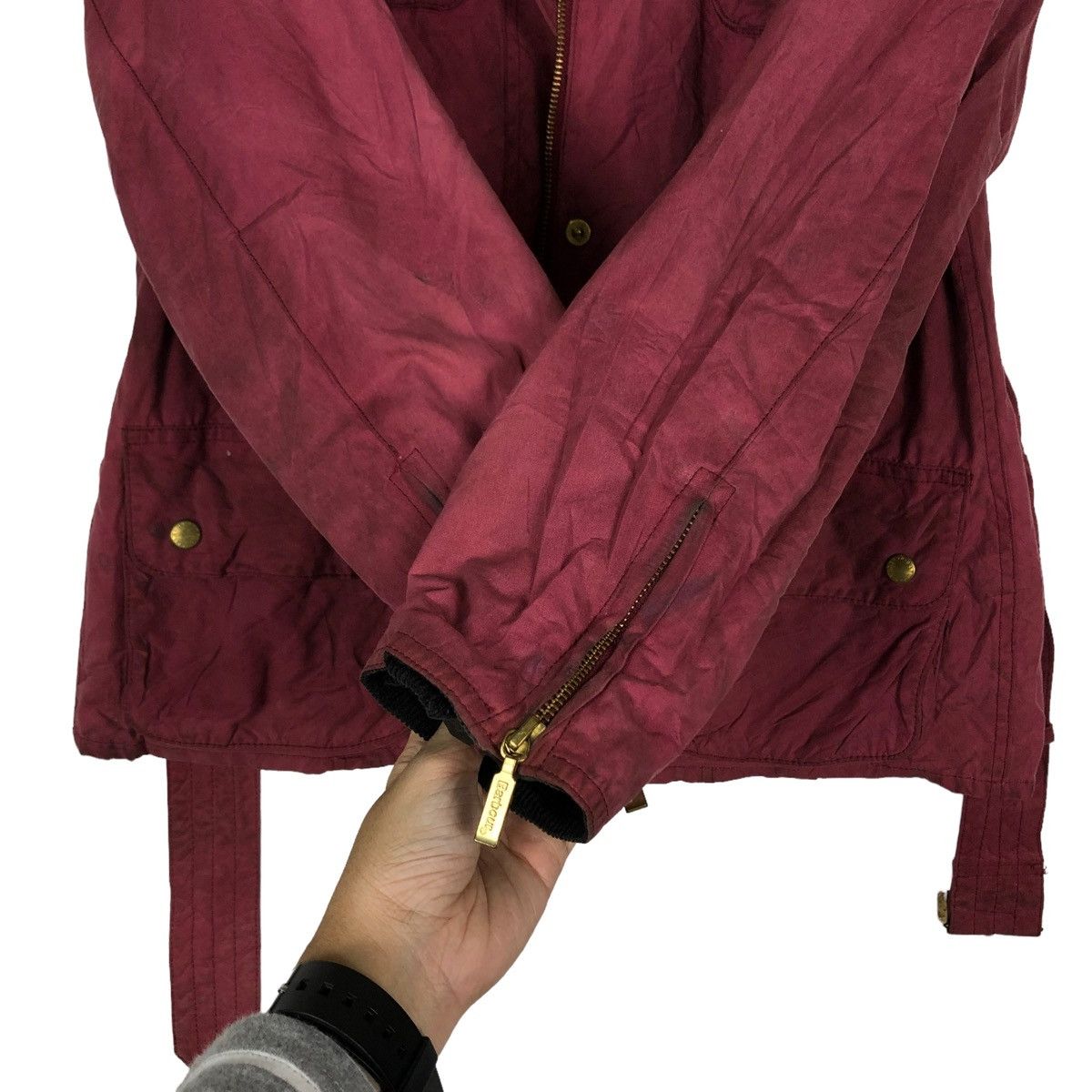 Barbour 🔥BARBOUR WAX INTERNATIONAL TARTAN JACKET Size US S / EU 44-46 / 1 - 12 Thumbnail