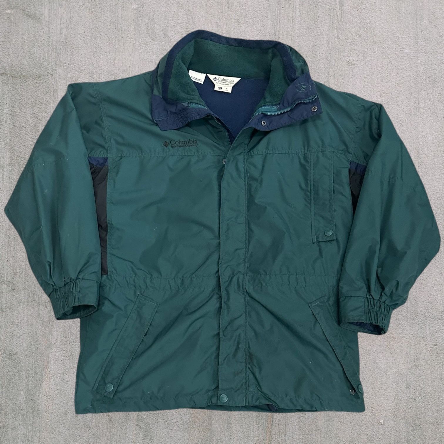 Columbia Columbia blue and green jacket with removable fleece lining Size US L / EU 52-54 / 3 - 1 Thumbnail
