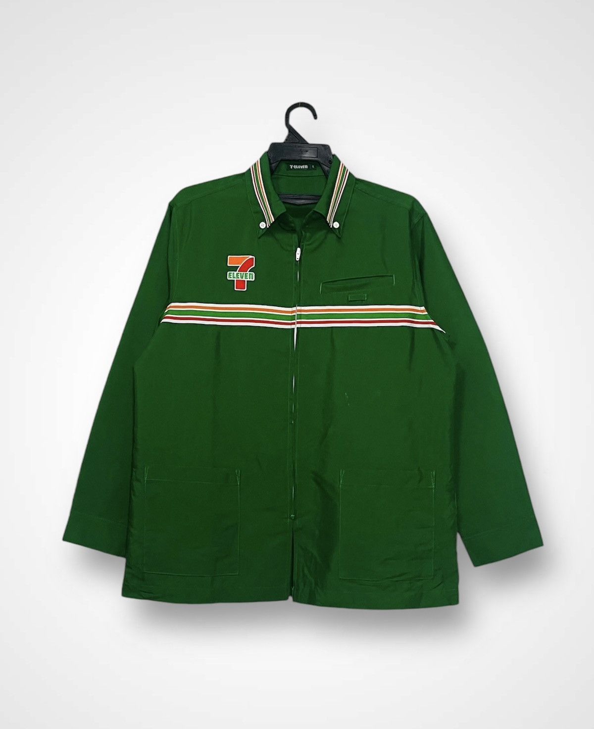 Japanese Brand × Vintage 7 Eleven Vintage Formal Shirt (07) Size US L / EU 52-54 / 3 - 1 Thumbnail