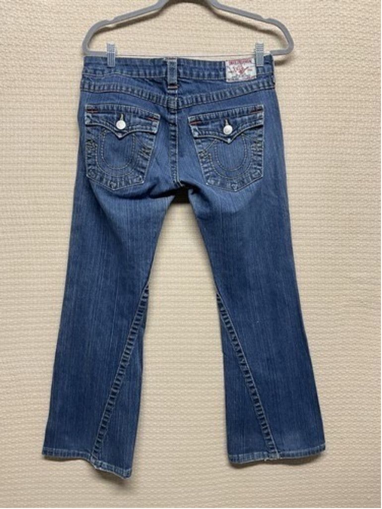 True Religion True Religion Joey Big T Flare Denim Jeans Women 31 Size 31" - 8 Thumbnail