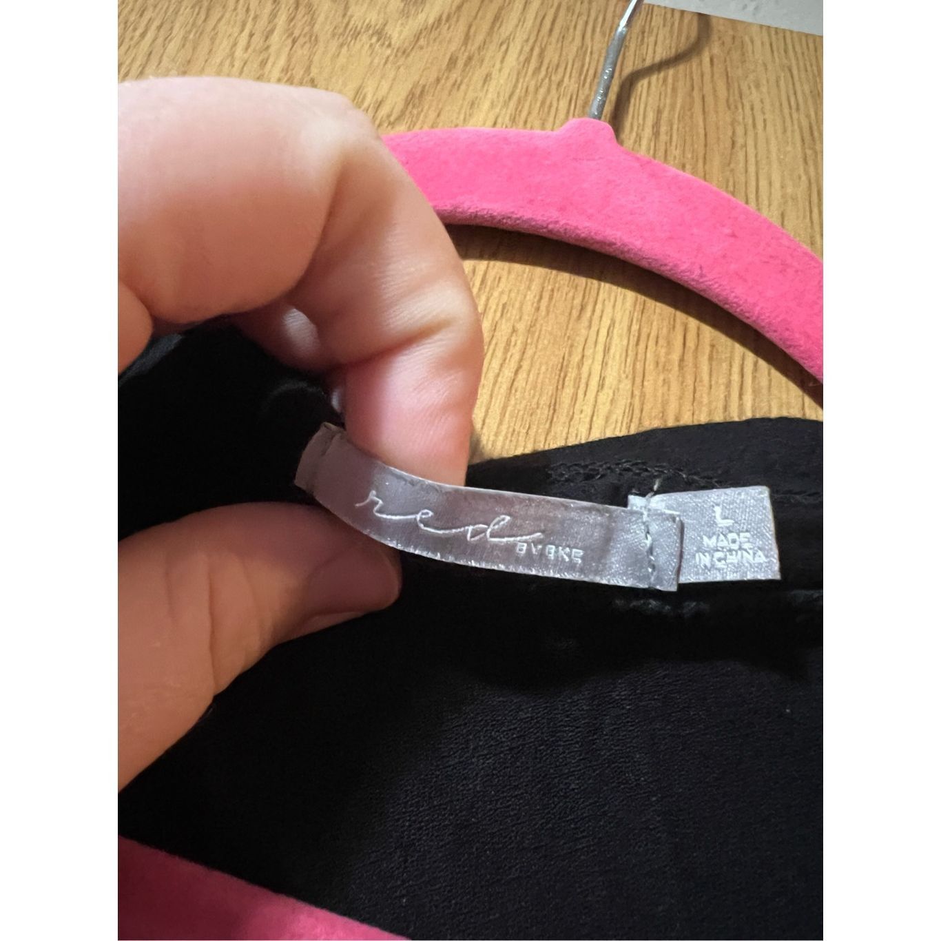 BKE Red By BKE Black Long Sleeve Top Woman’s Size Large Size L / US 10 / IT 46 - 6 Thumbnail