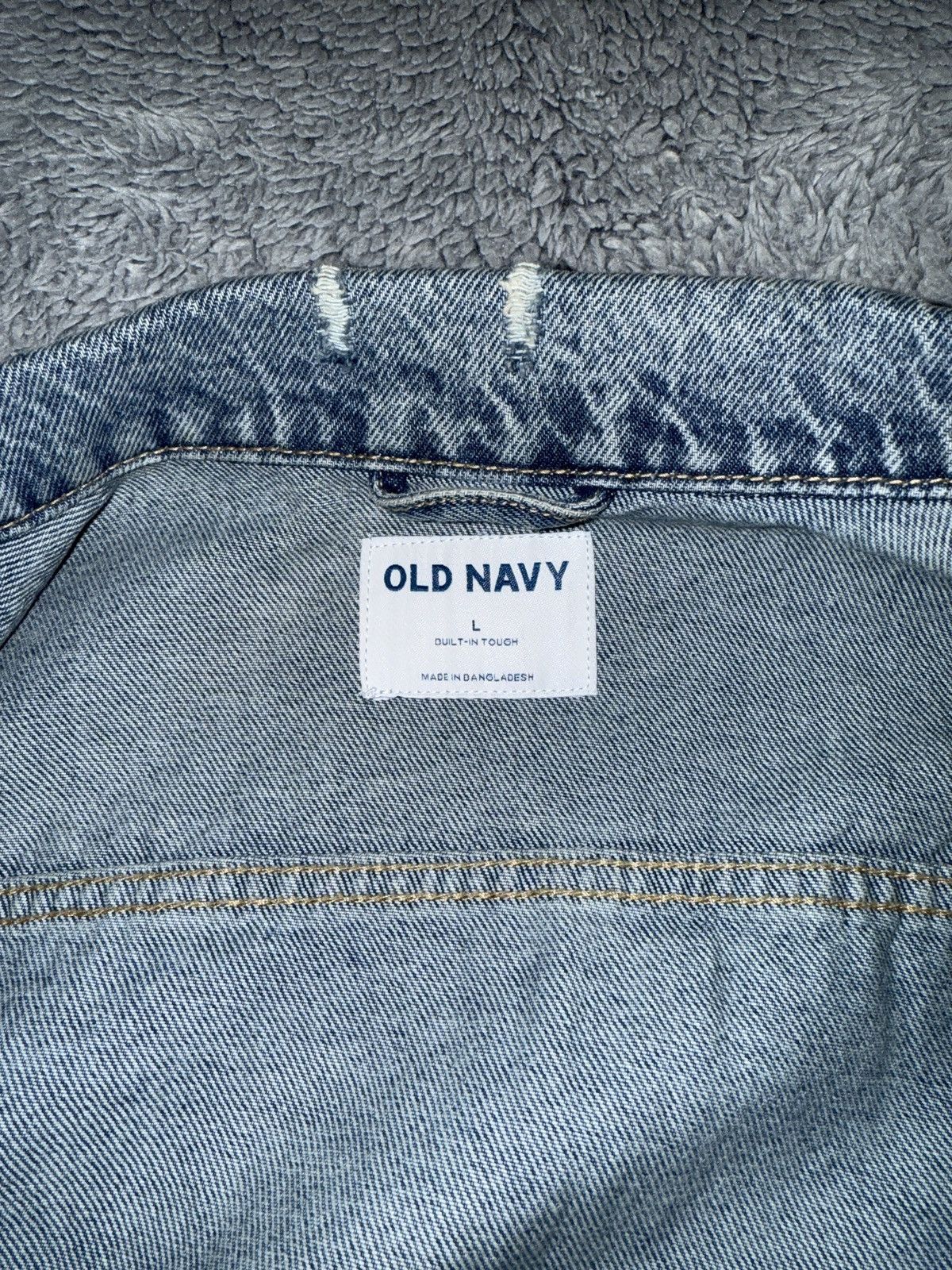 Old Navy Old Navy denim jacket Size US L / EU 52-54 / 3 - 3 Thumbnail