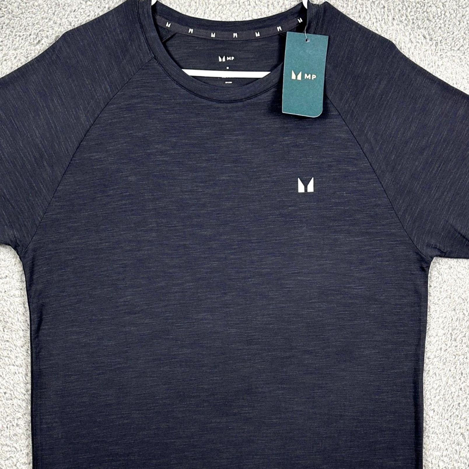 Vintage Mens Performance T-Shirt Short Sleeve Tee Men Medium Black Crewneck Stretch NEW Size US M / EU 48-50 / 2 - 2 Thumbnail