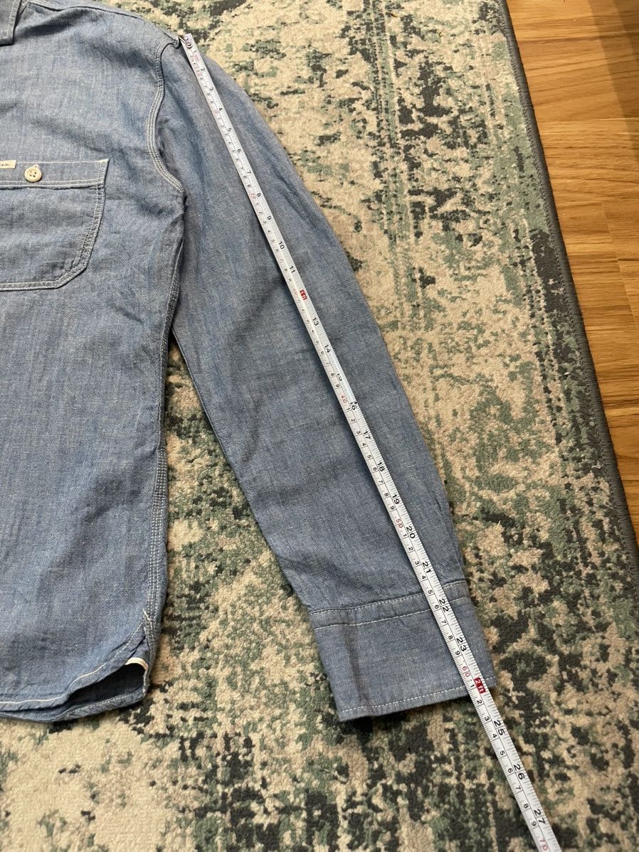 The Flat Head The Flat Head Japan Denime Selvedge Button Up Shirt Size US M / EU 48-50 / 2 - 10 Thumbnail