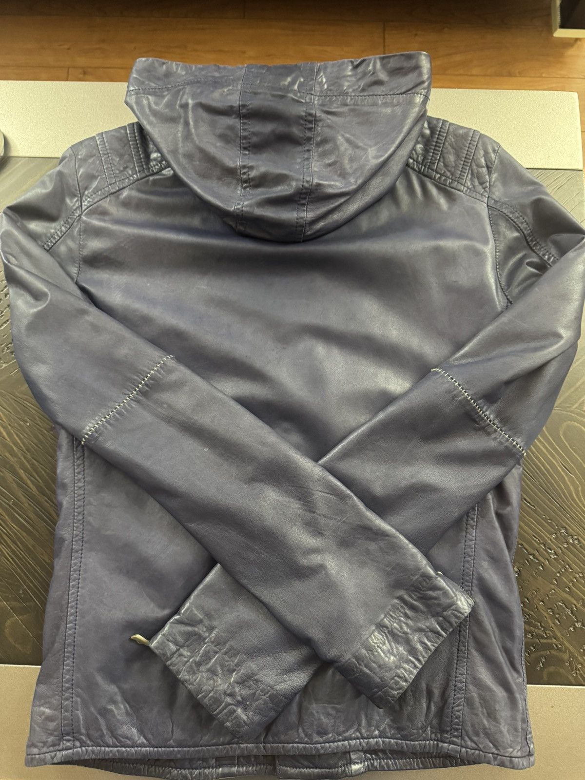 14th Addiction 14th Addiction Hooded Lambskin Jacket Size US S / EU 44-46 / 1 - 3 Thumbnail