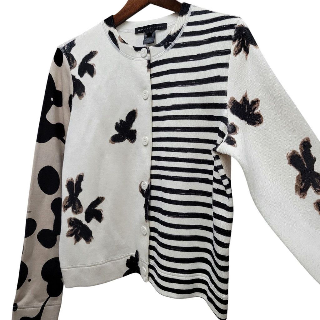Marc by Marc Jacobs Marc By Marc Jacobs Patchwork Cardigan Women's Size Large Size L / US 10 / IT 46 - 4 Thumbnail