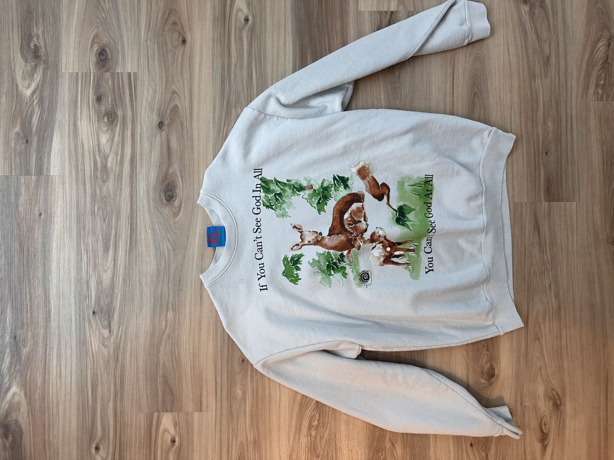Online Ceramics OC Can’t see god crewneck fleece Size US XL / EU 56 / 4 - 1 Thumbnail