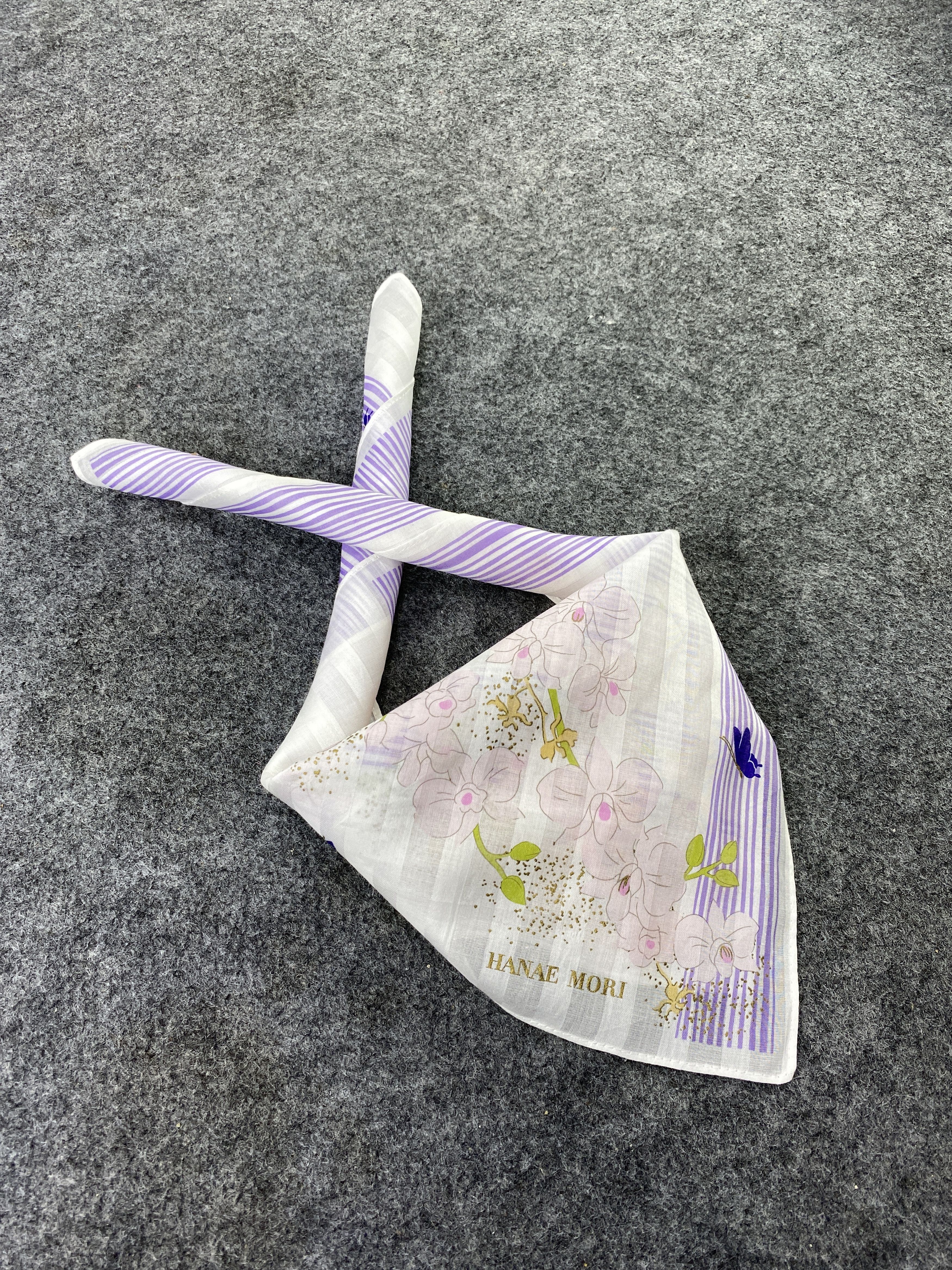 Hanae Mori Hanae Mori Handkerchief / Bandana / Neckerchief-B296 Size ONE SIZE - 1 Thumbnail