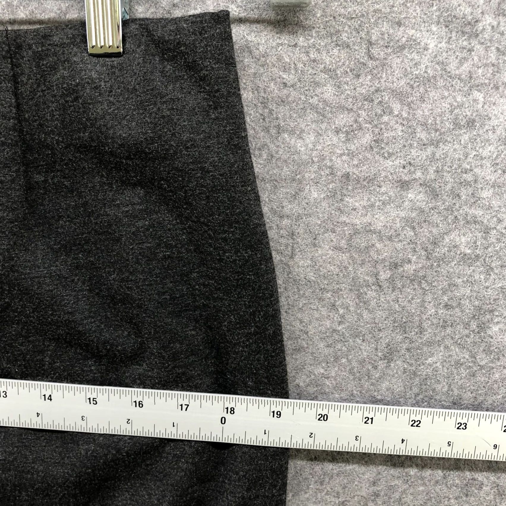 J. Jill J. Jill Skirt Womens S Gray Ponte Pencil Pull On Career Workwear Size 28" / US 6 / IT 42 - 6 Thumbnail