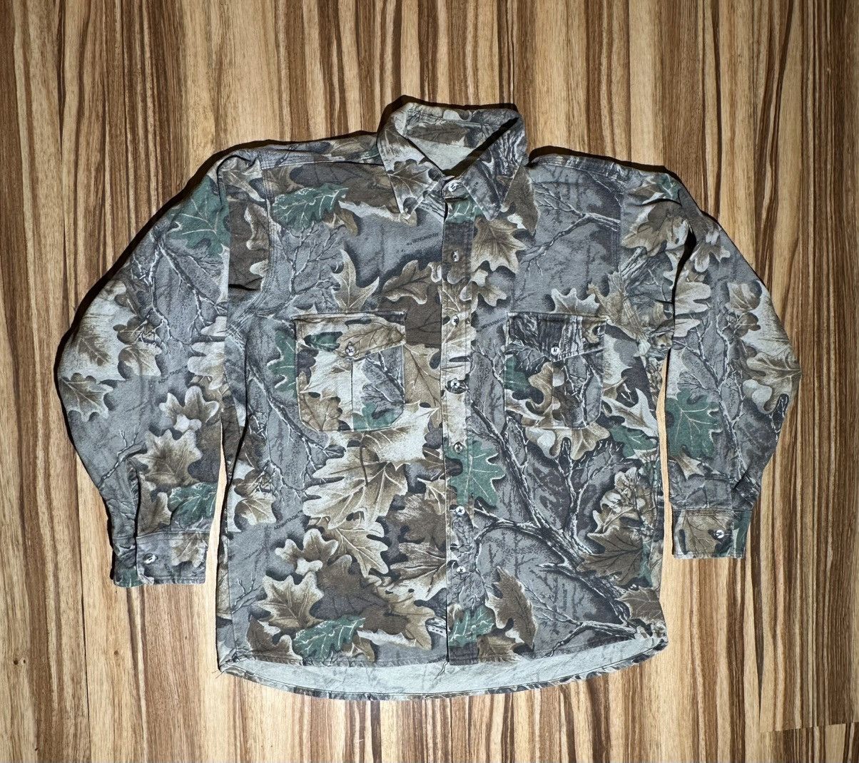 Other Vintage Advantage Camouflage Button-Up Shirt Size US L / EU 52-54 / 3 - 2 Thumbnail